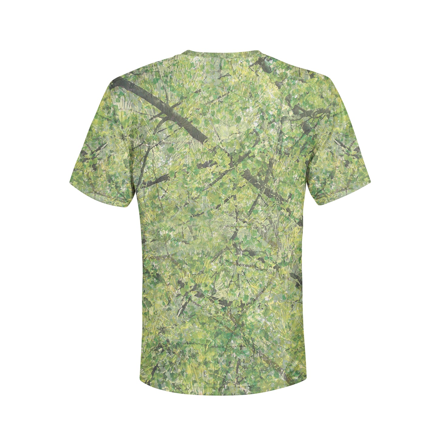 Pine Oak Camo - Unisex Long Sleeve Sun Proof Performance Fishing Top with built in Hoodie and Gaiter (short sleeve option also available)