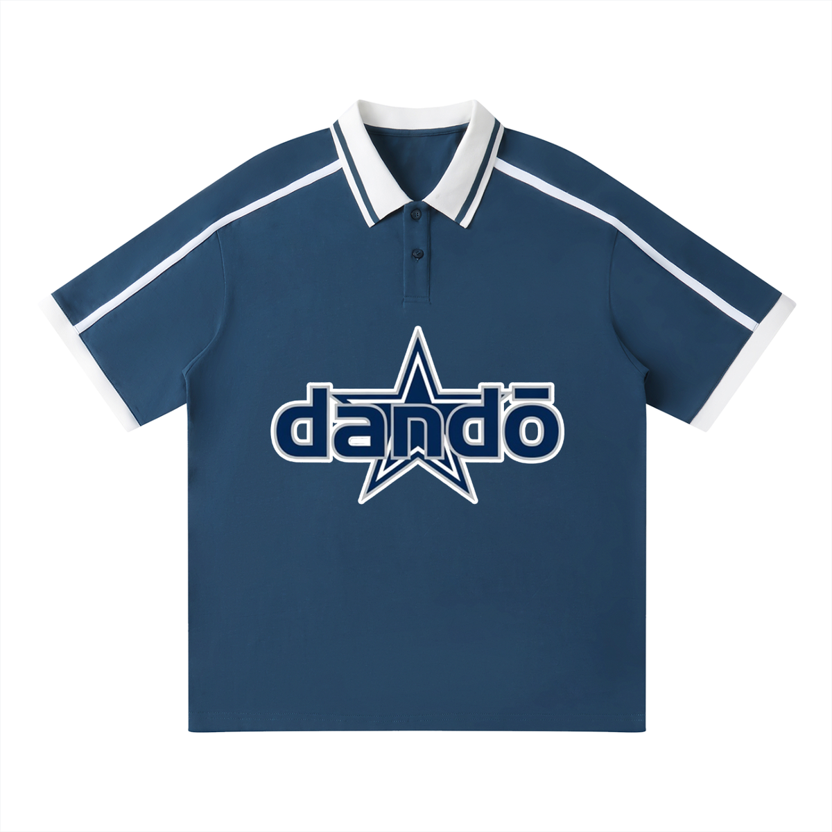 Dandō Bluestar Piping Polo Shirt
