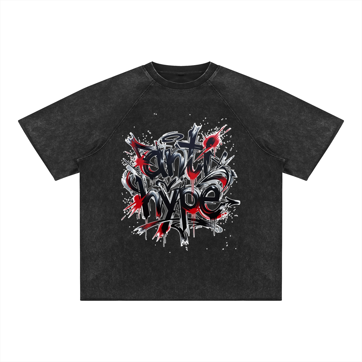 Unisex Mineral Wash Raw Edge T-Shirt