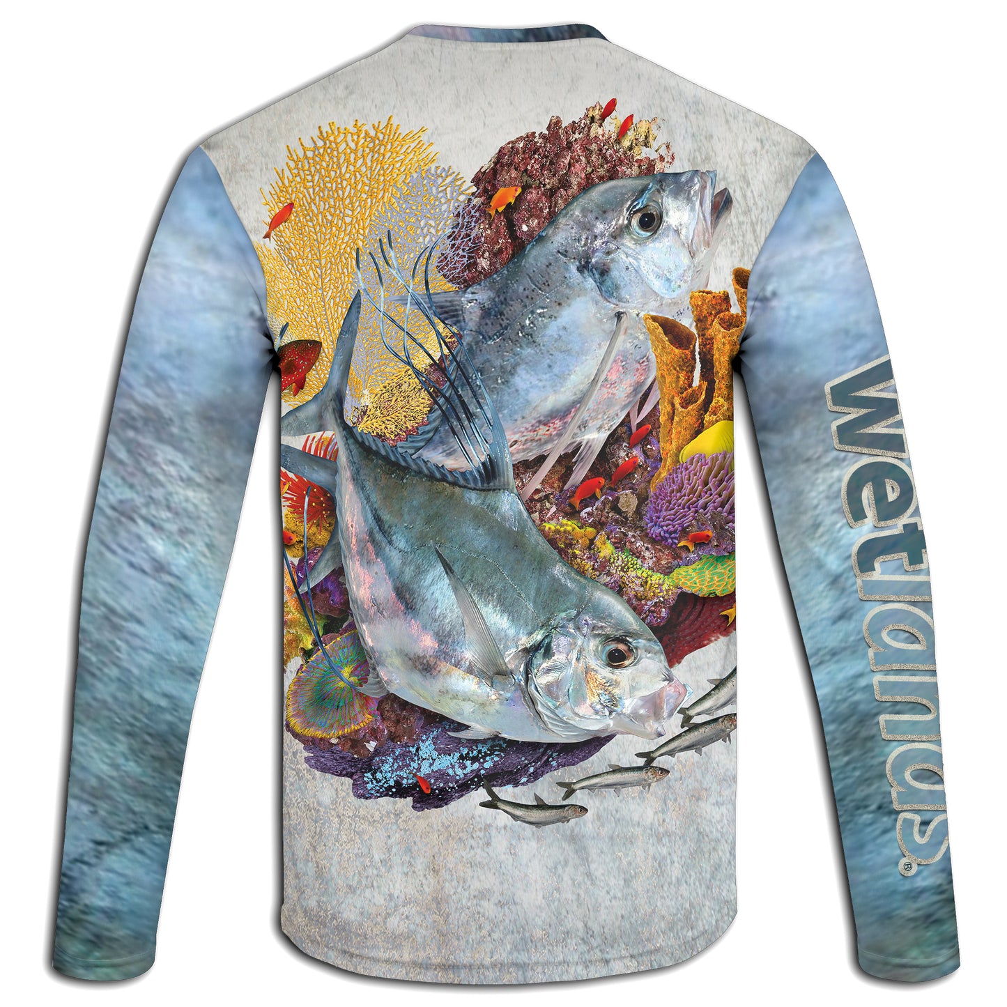 African Pompano Wetlands Performance Apparel