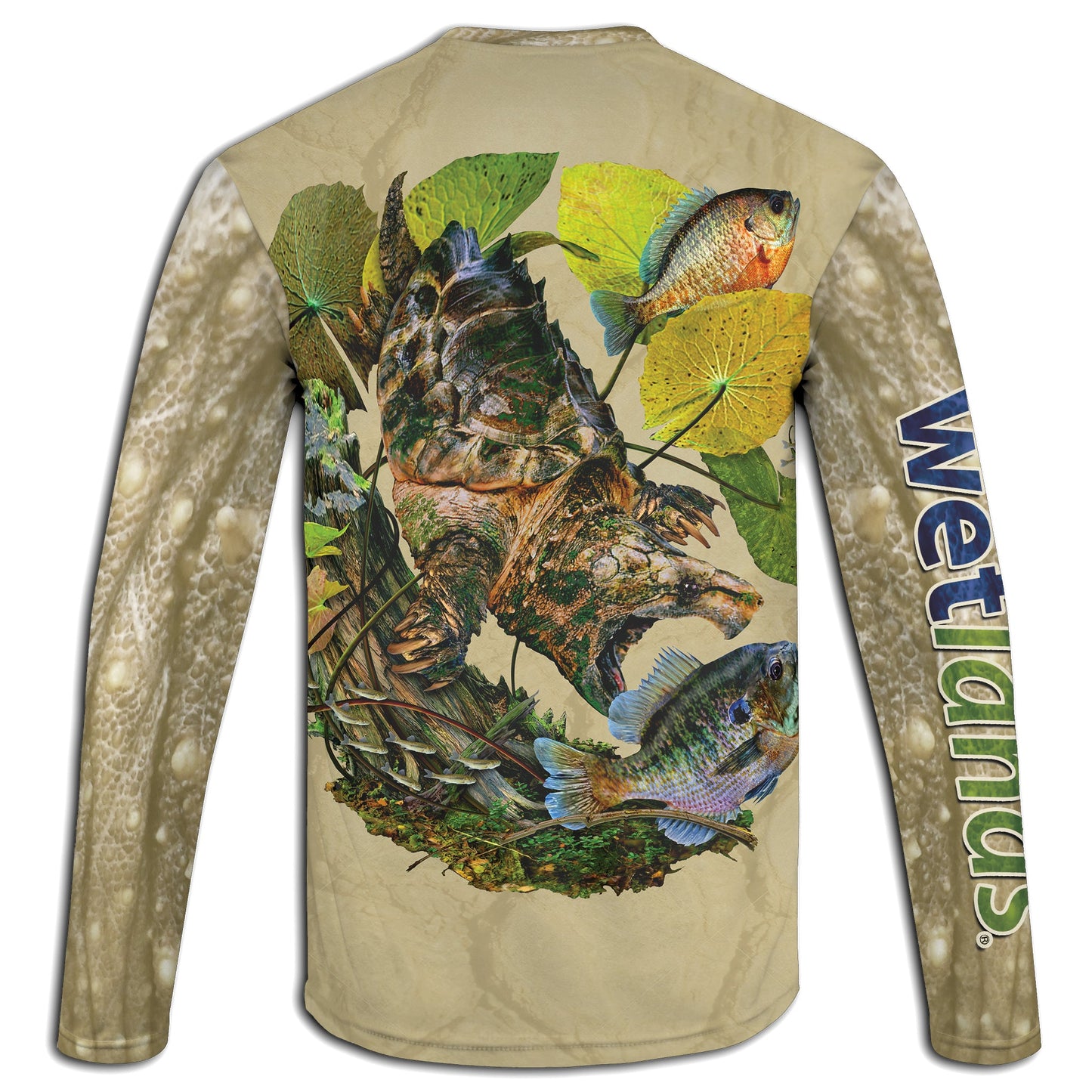 Alligator Snapper Wetlands Performance Apparel