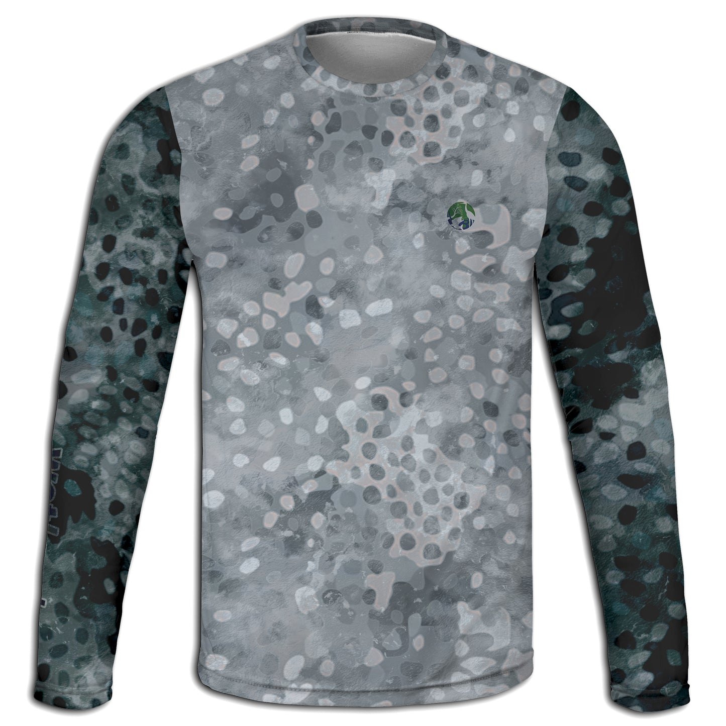 Aqua Dot Camo Wetlands Performance Apparel