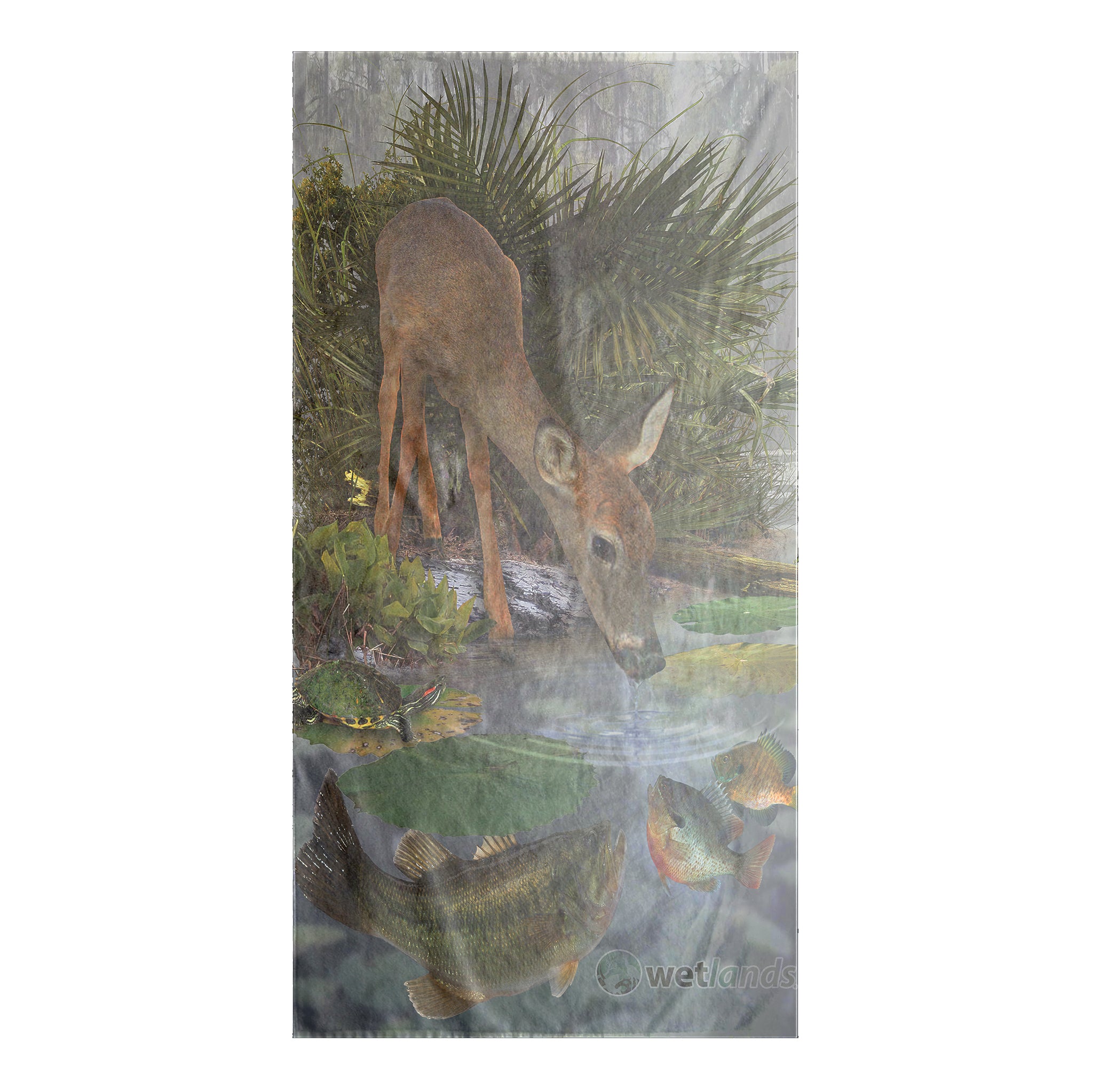 Choctawhatchee Whitetail - Beach Towel-35x60