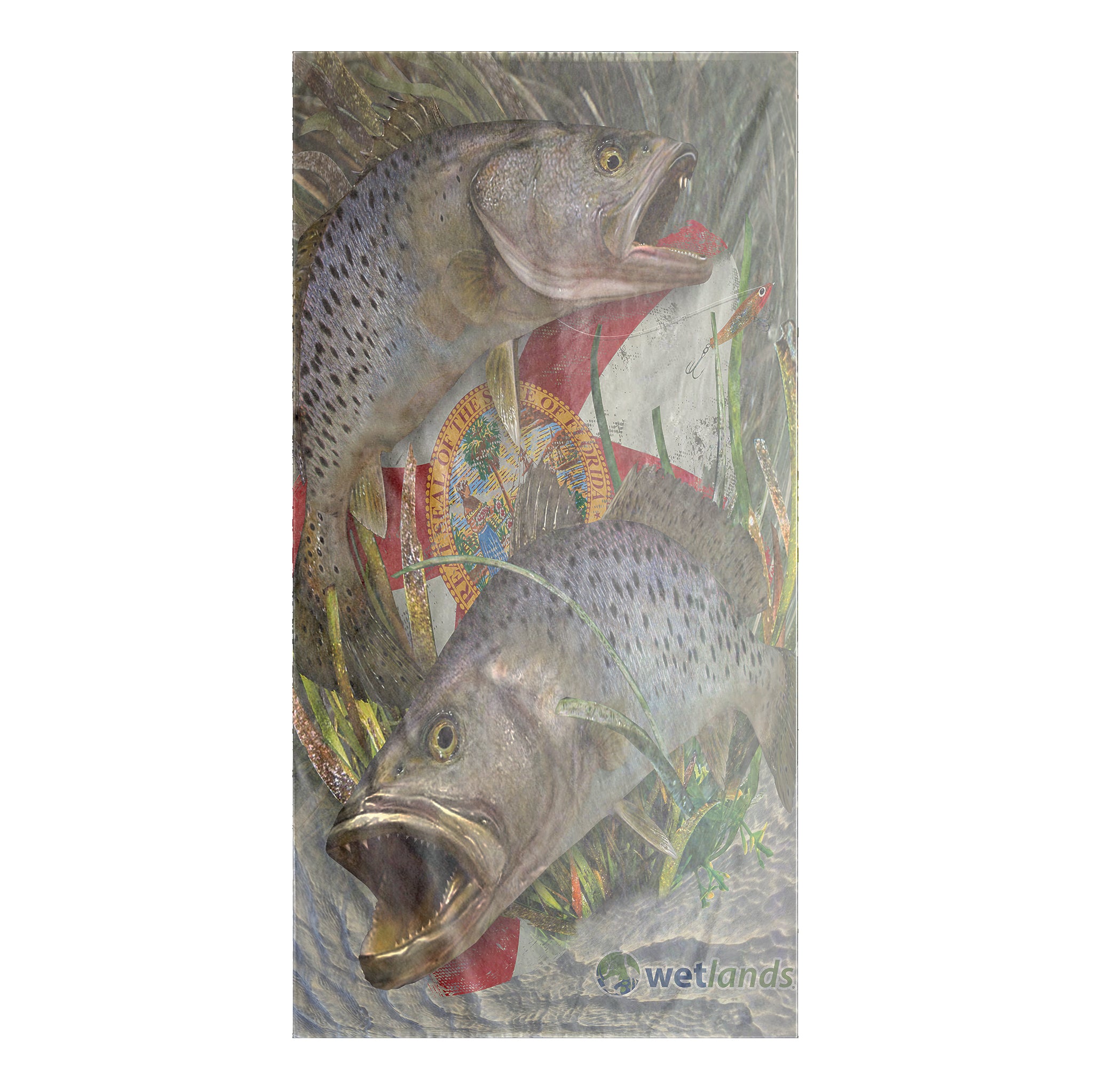 Florida Speckled Trout - Beach Towel-35x60