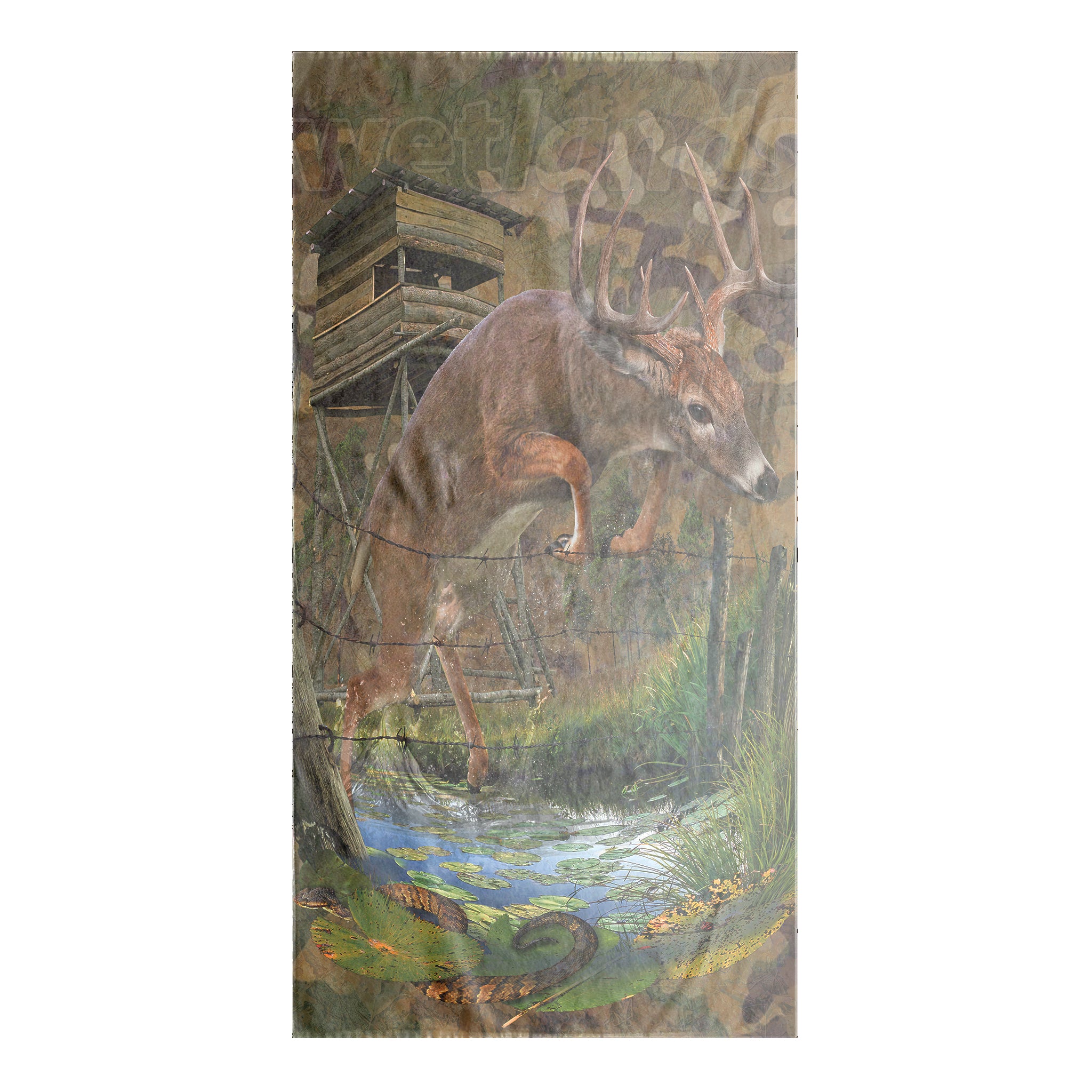 Runaway Buck - Beach Towel-35x60