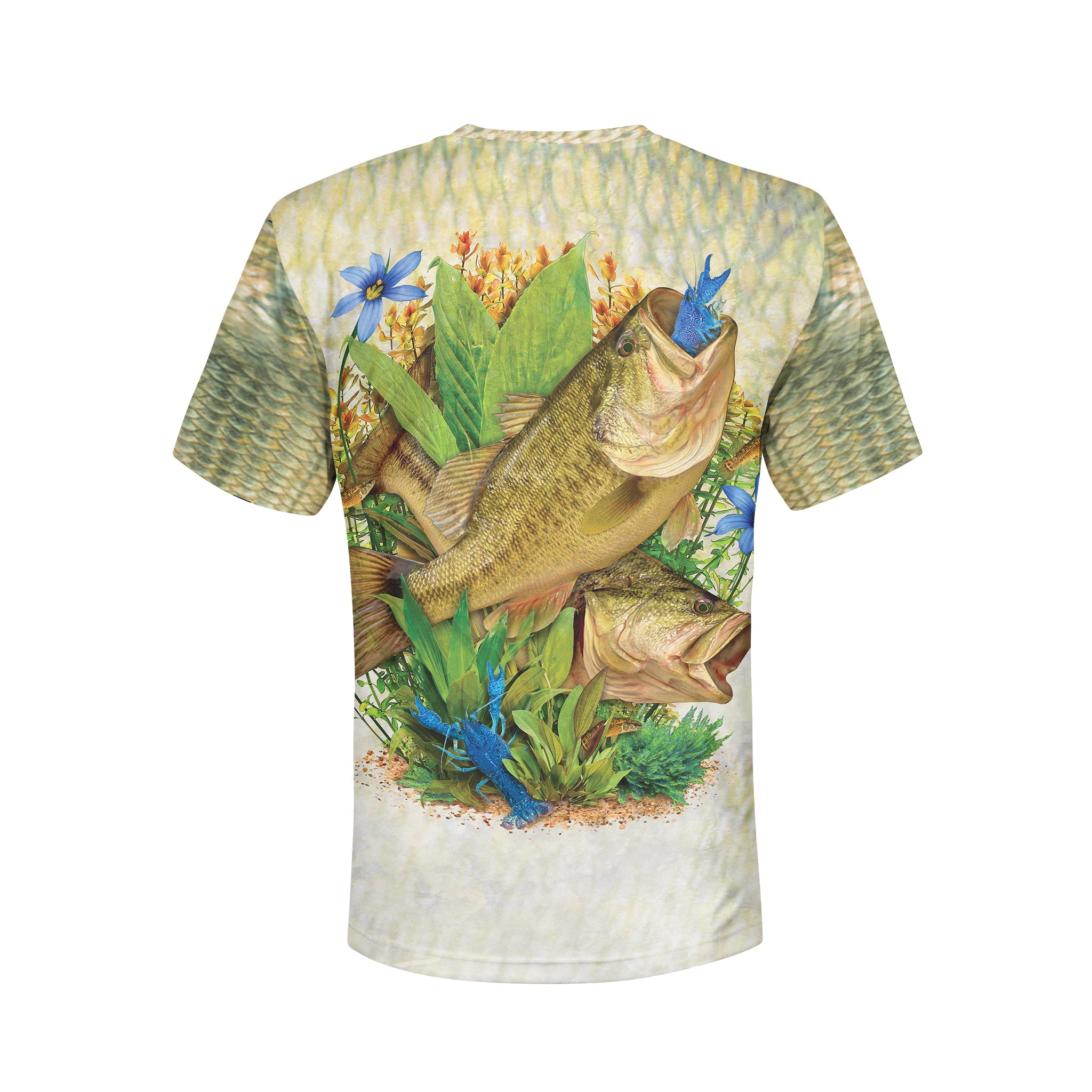 Bass & Blue Crayfish Wetlands Performance Apparel