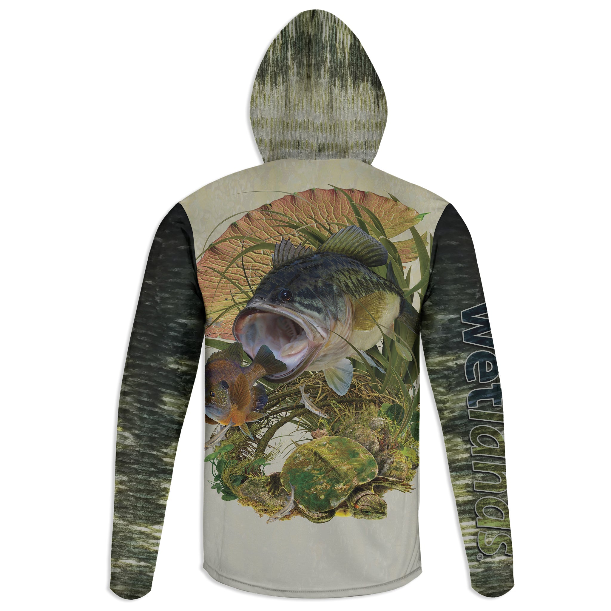 Bass & Bluegill Wetlands Performance Apparel