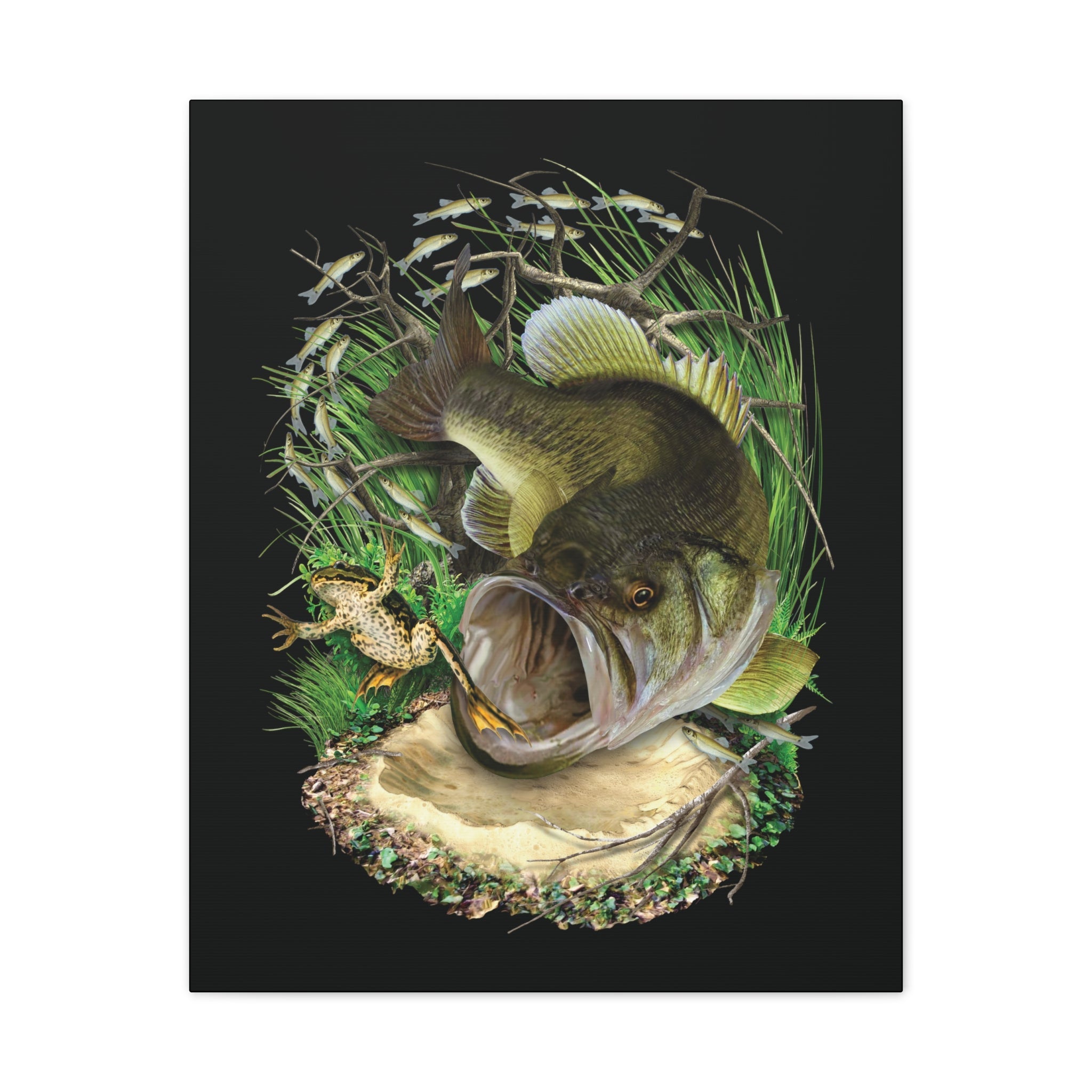 Bedding Bass Canvas Wetlands Performance Apparel