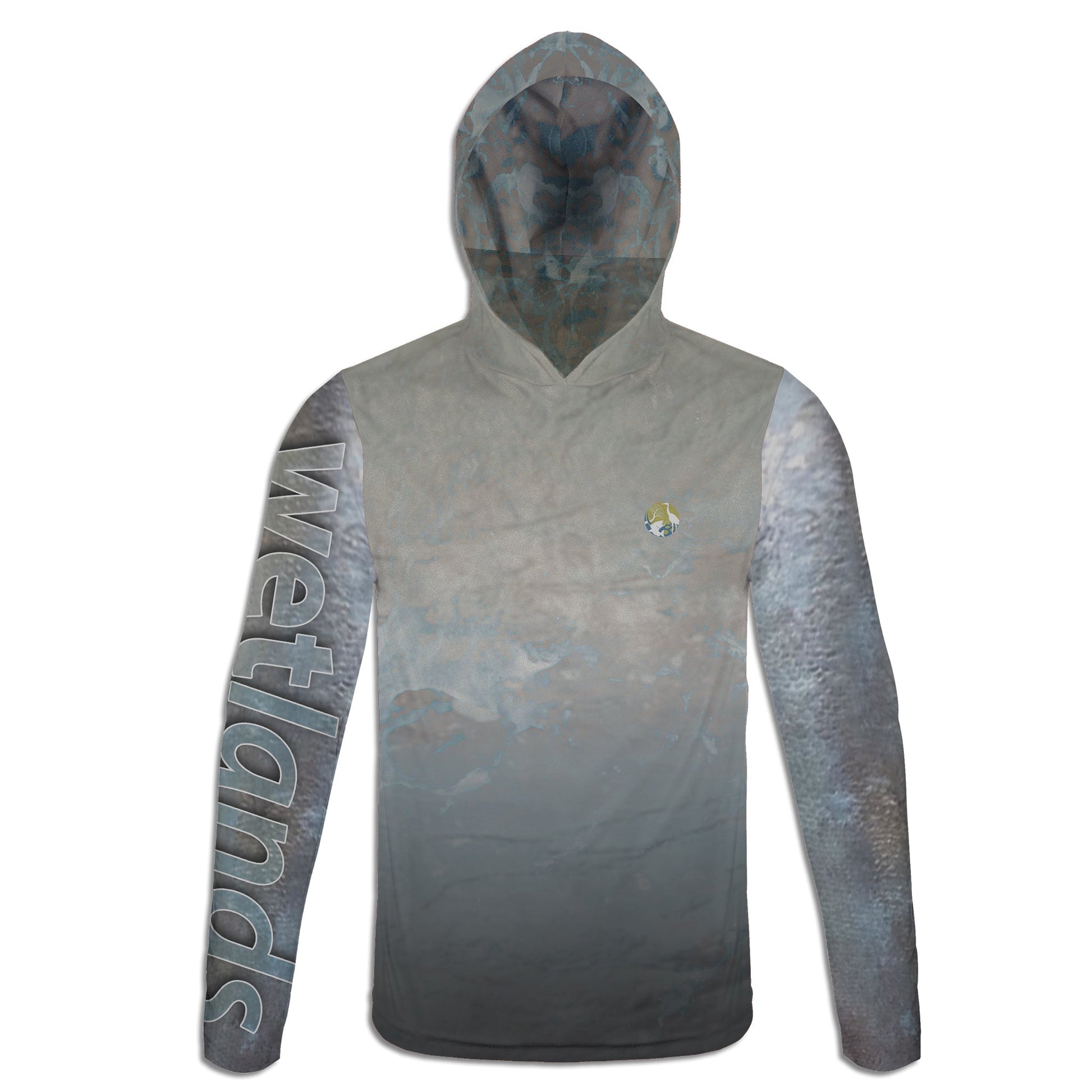 Bluefin Tuna Hoodie Gaiter Wetlands Performance Apparel