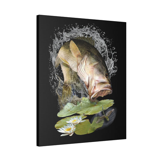 Breaching Bass Canvas Wetlands Performance Apparel