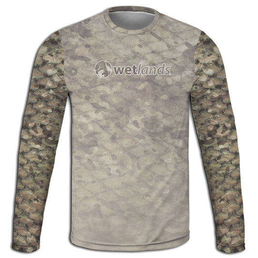 Camo Scales Wetlands Performance Apparel