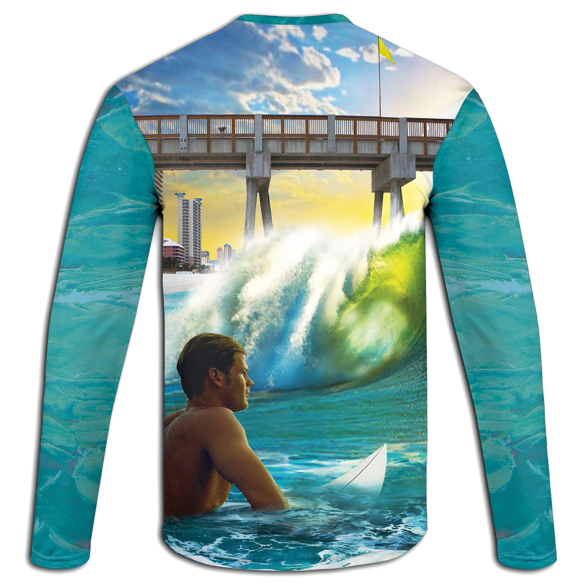 City Pier Surf Series Wetlands Performance Apparel