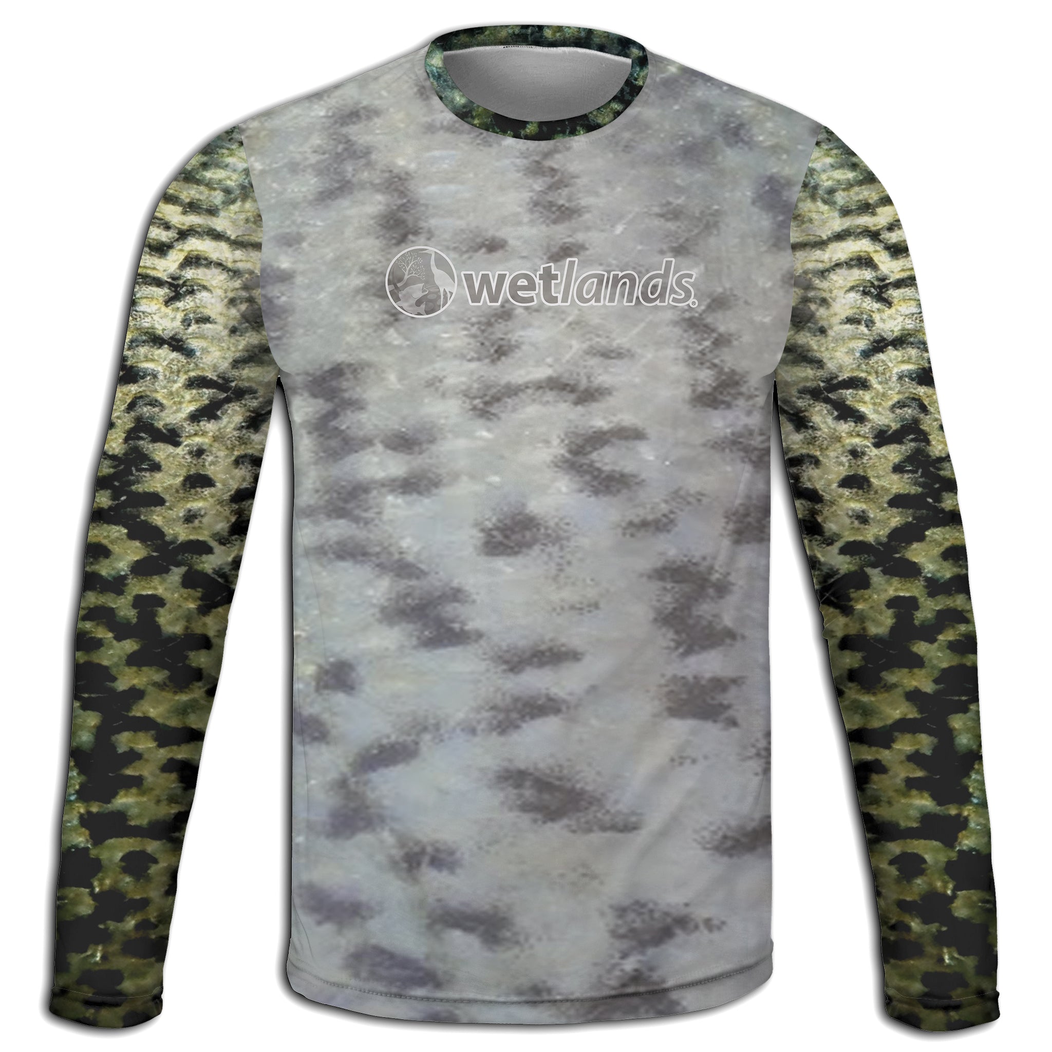 Crappie Shimmer Wetlands Performance Apparel