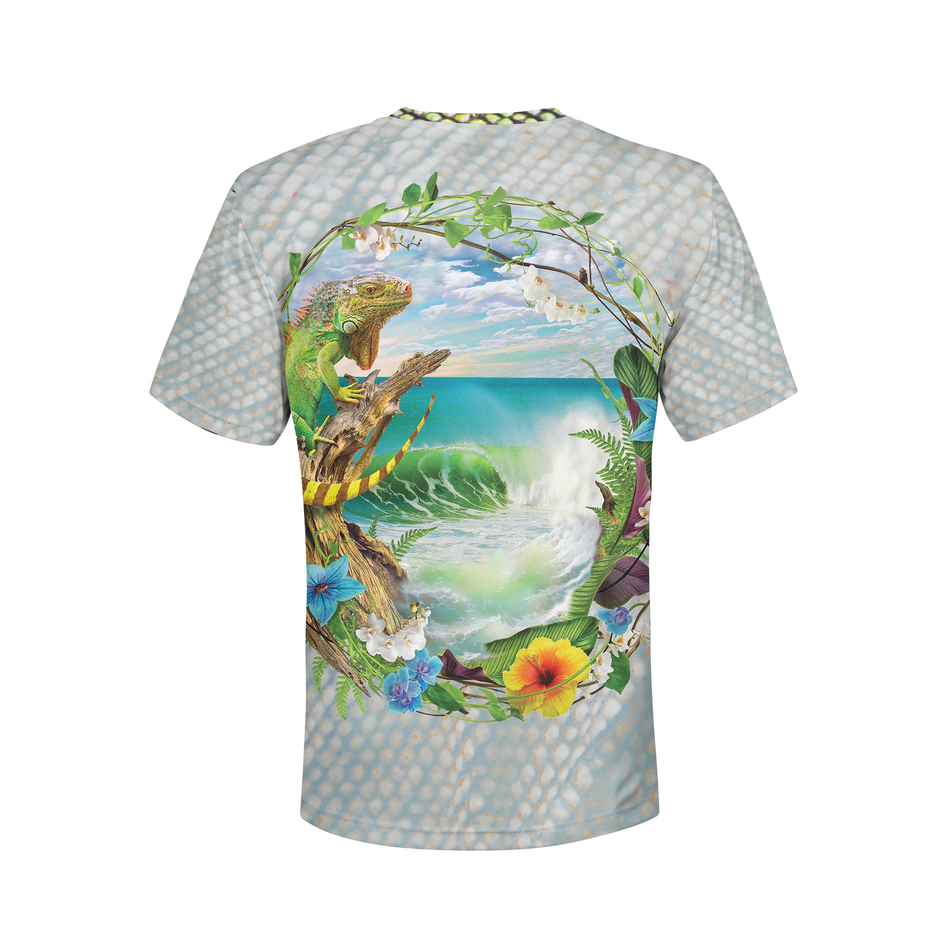 Green Iguana Surf Series Wetlands Performance Apparel