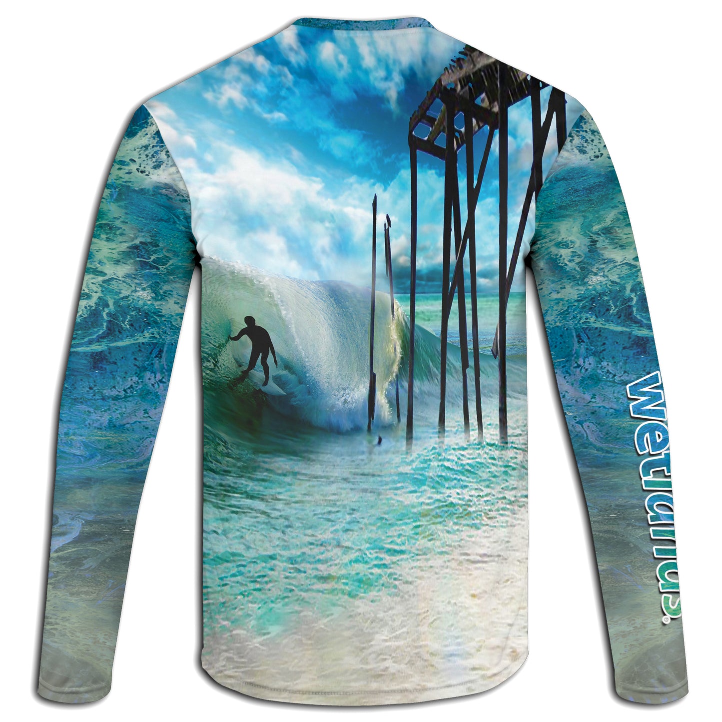 Hidden Pier Surf Series Wetlands Performance Apparel