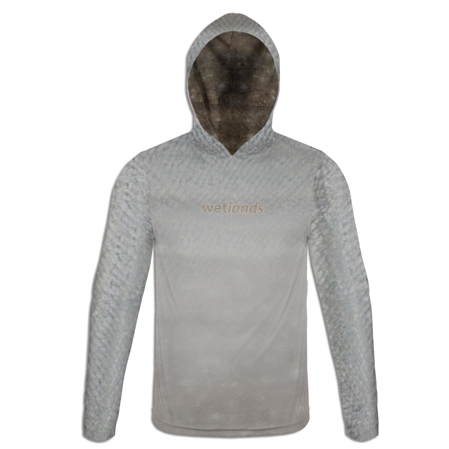 Flounder and Whiting - Unisex Long Sleeve Sun Proof Performance Fishing Top with built in Hoodie and Gaiter (short sleeve option also available)