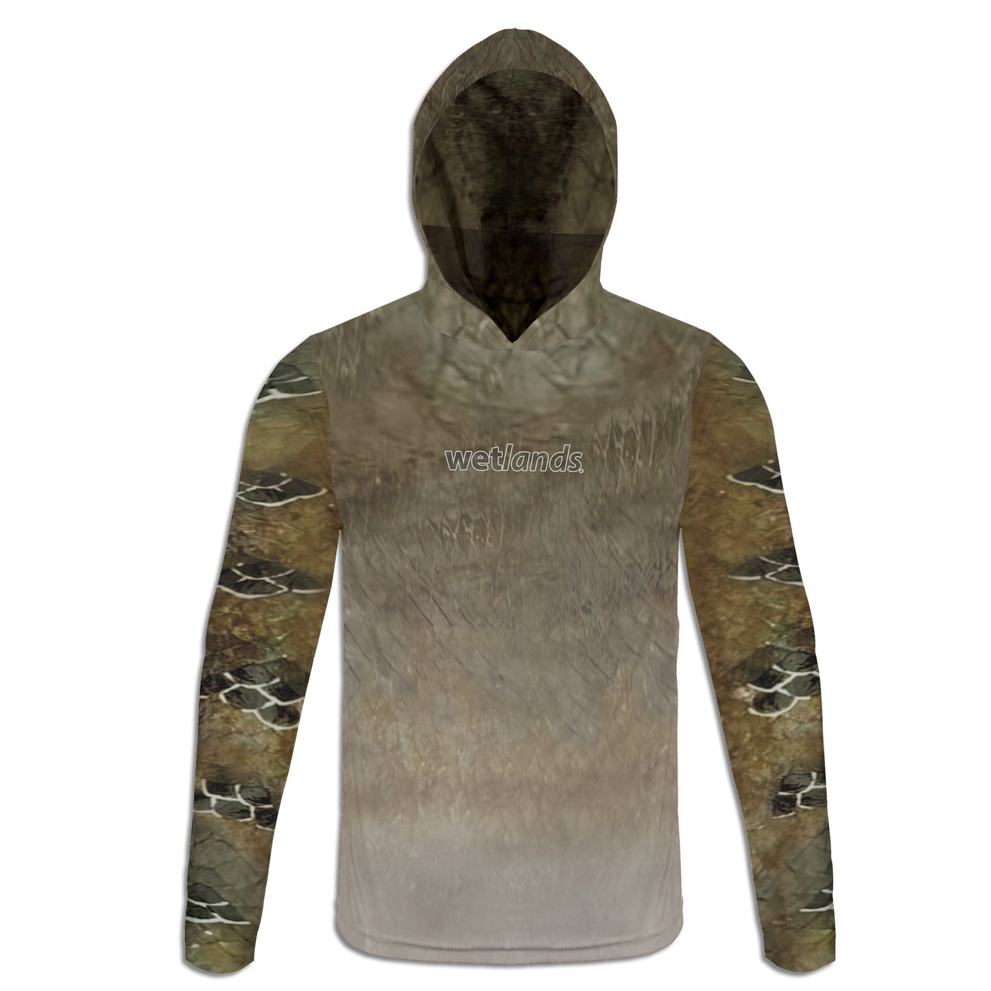 Great Snakehead - Unisex Long Sleeve Sun Proof Performance Fishing Top with built in Hoodie and Gaiter (short sleeve option also available)