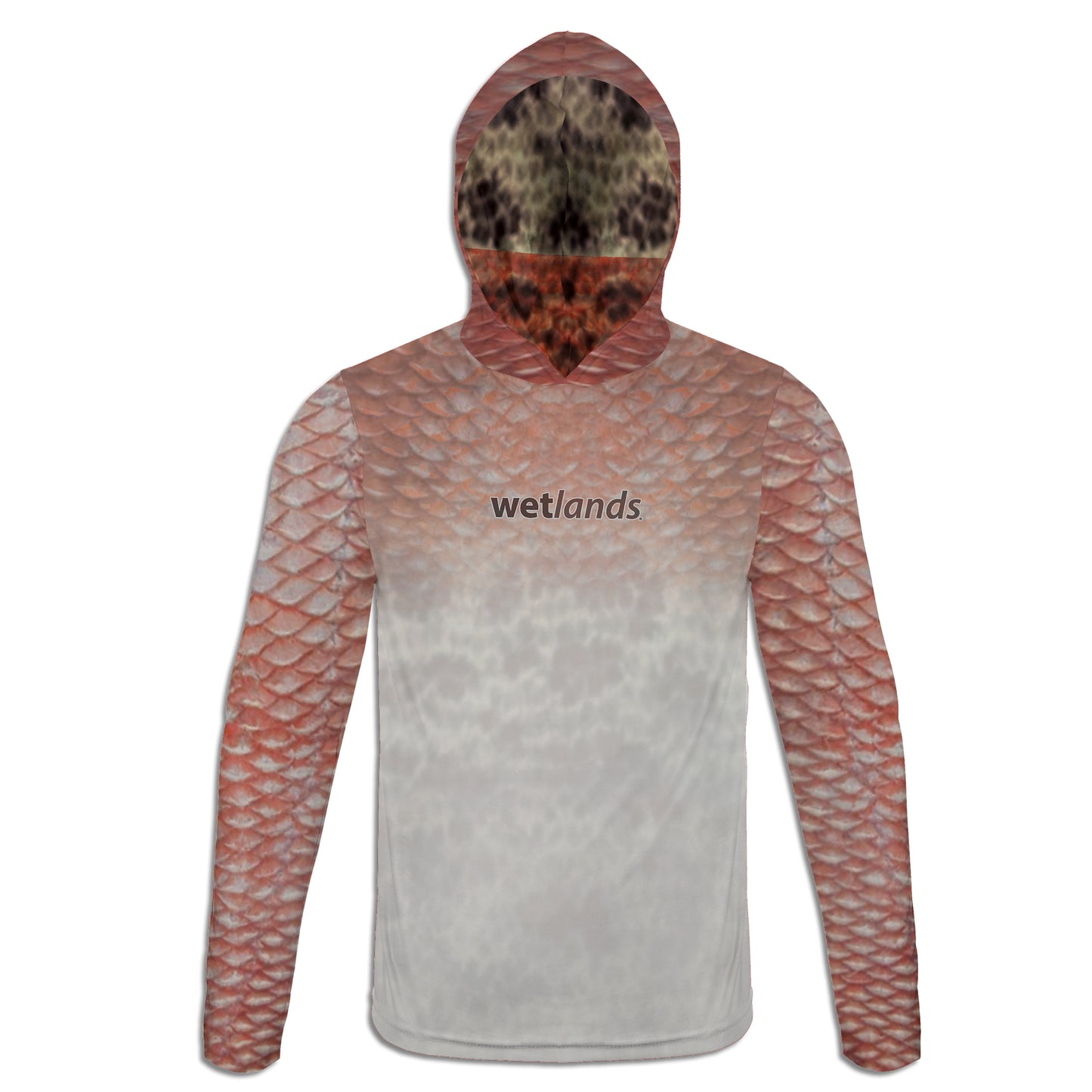 Scamp and Snapper - Unisex Long Sleeve Sun Proof Performance Fishing Top with built in Hoodie and Gaiter (short sleeve option also available)