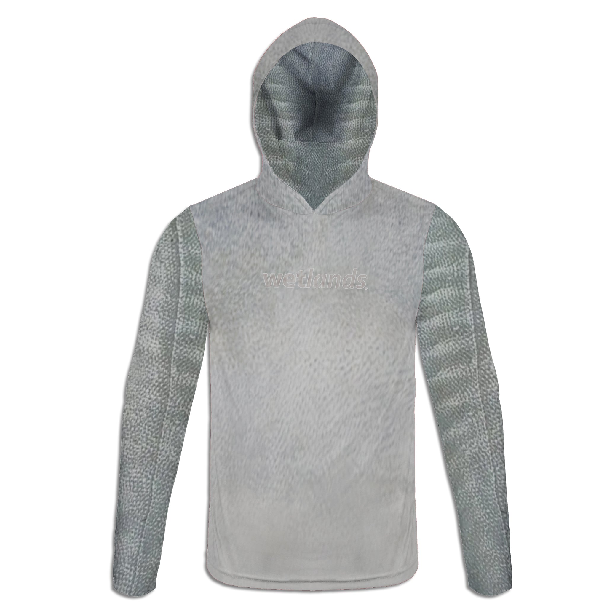 Permit and Pompano - Unisex Long Sleeve Sun Proof Performance Fishing Top with built in Hoodie and Gaiter (short sleeve option also available)