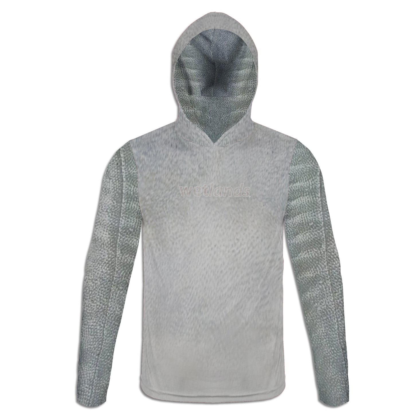 Permit and Pompano - Unisex Long Sleeve Sun Proof Performance Fishing Top with built in Hoodie and Gaiter (short sleeve option also available)
