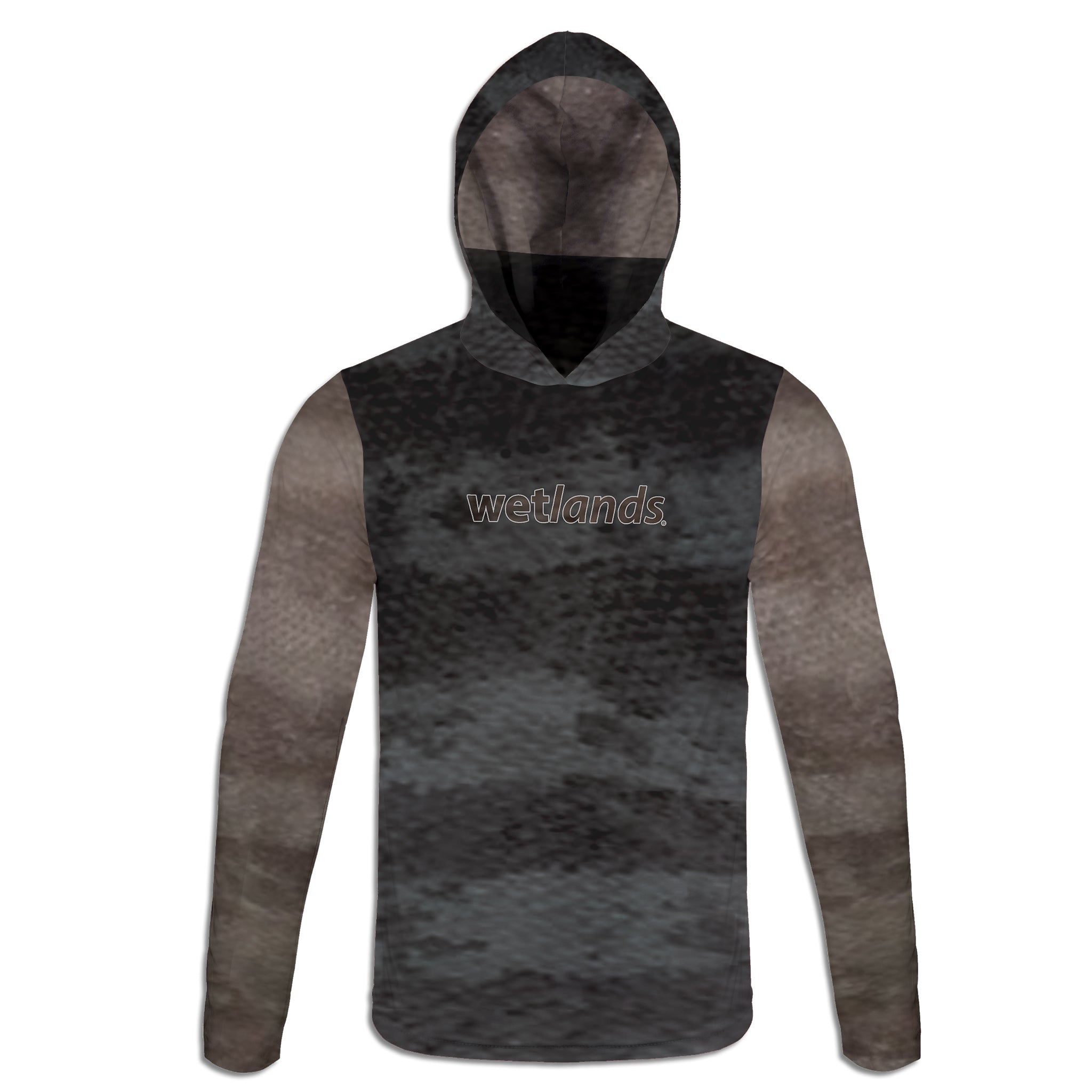 Misty Grouper - Unisex Long Sleeve Sun Proof Performance Fishing Top with built in Hoodie and Gaiter (short sleeve option also available)