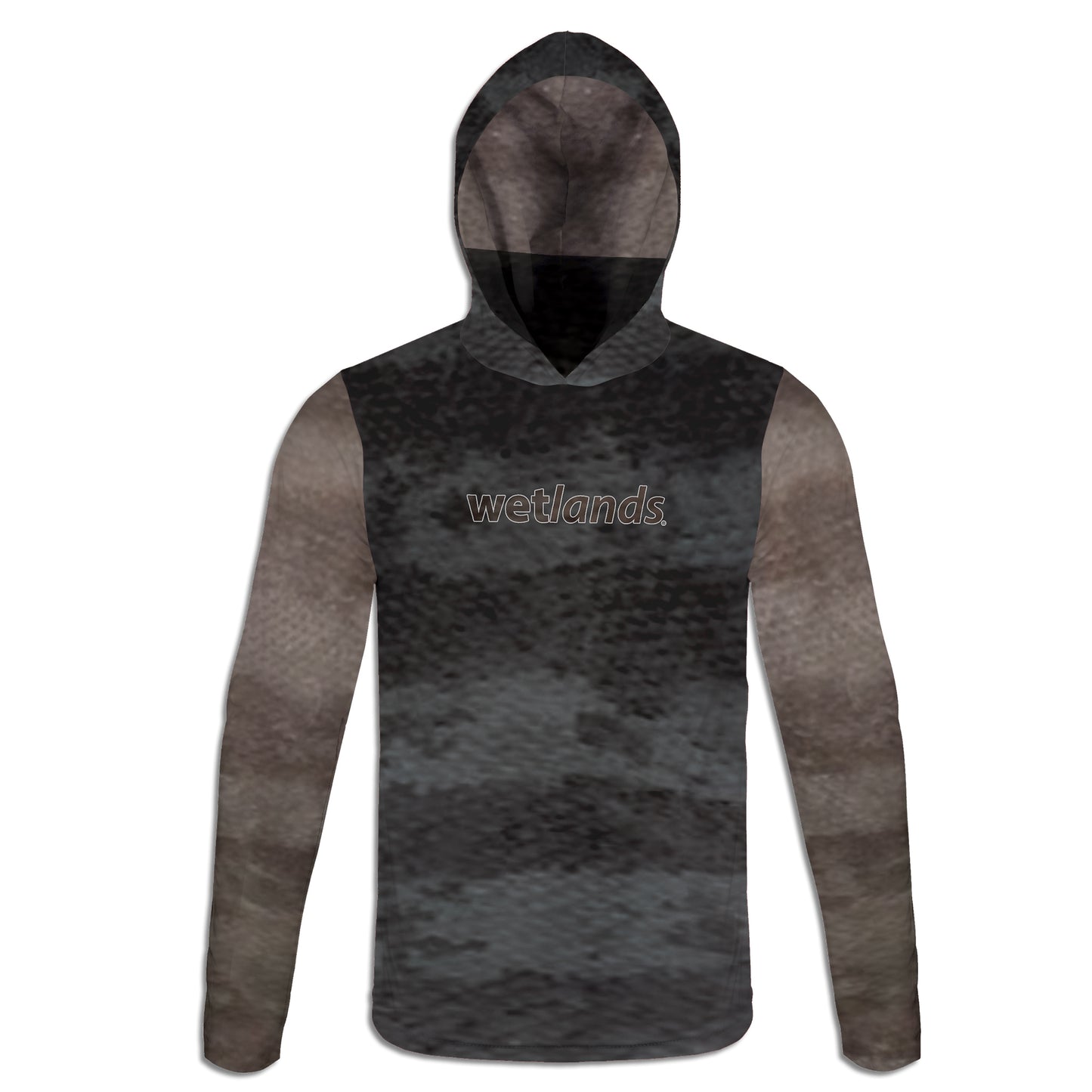 Misty Grouper - Unisex Long Sleeve Sun Proof Performance Fishing Top with built in Hoodie and Gaiter (short sleeve option also available)