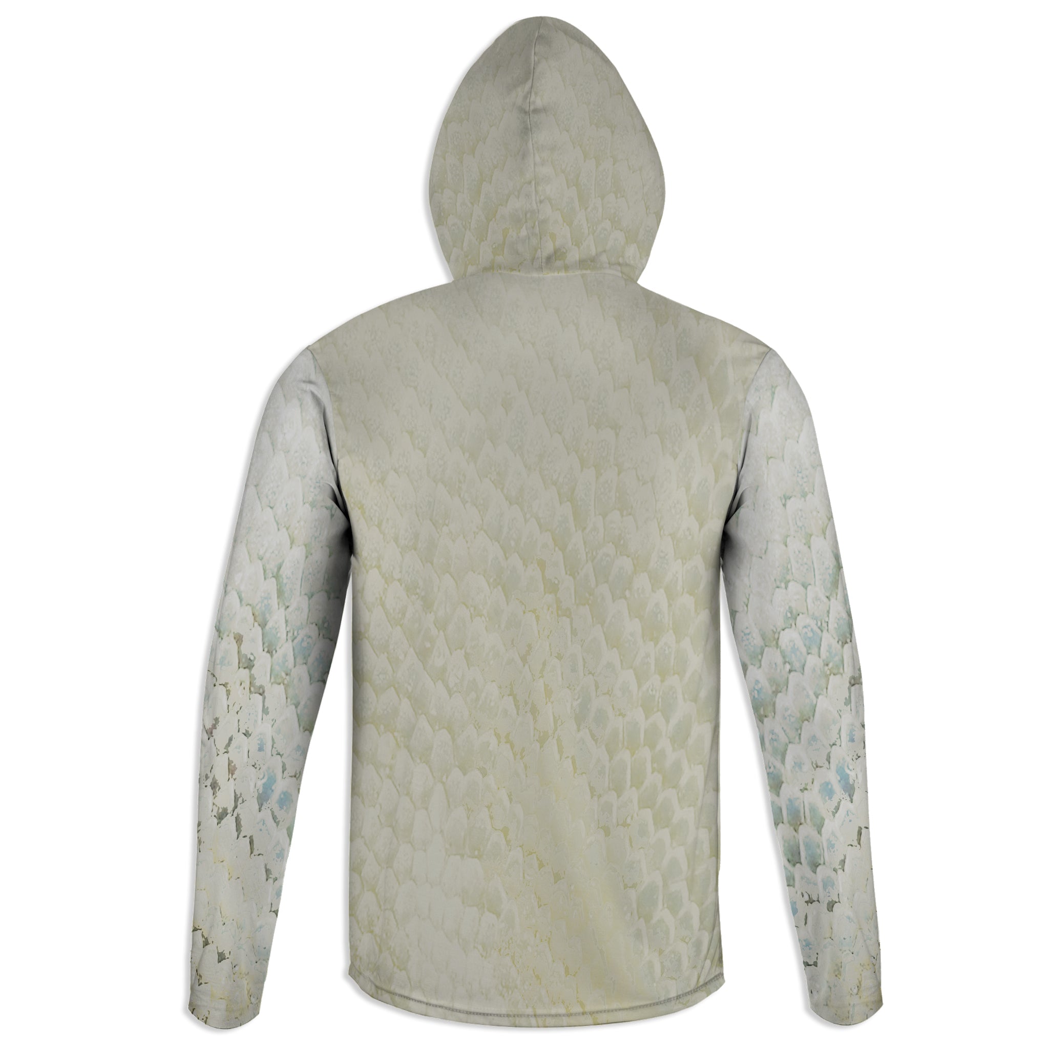 Desert Scale - Unisex Long Sleeve Sun Proof Performance Fishing Top with built in Hoodie and Gaiter (short sleeve option also available)