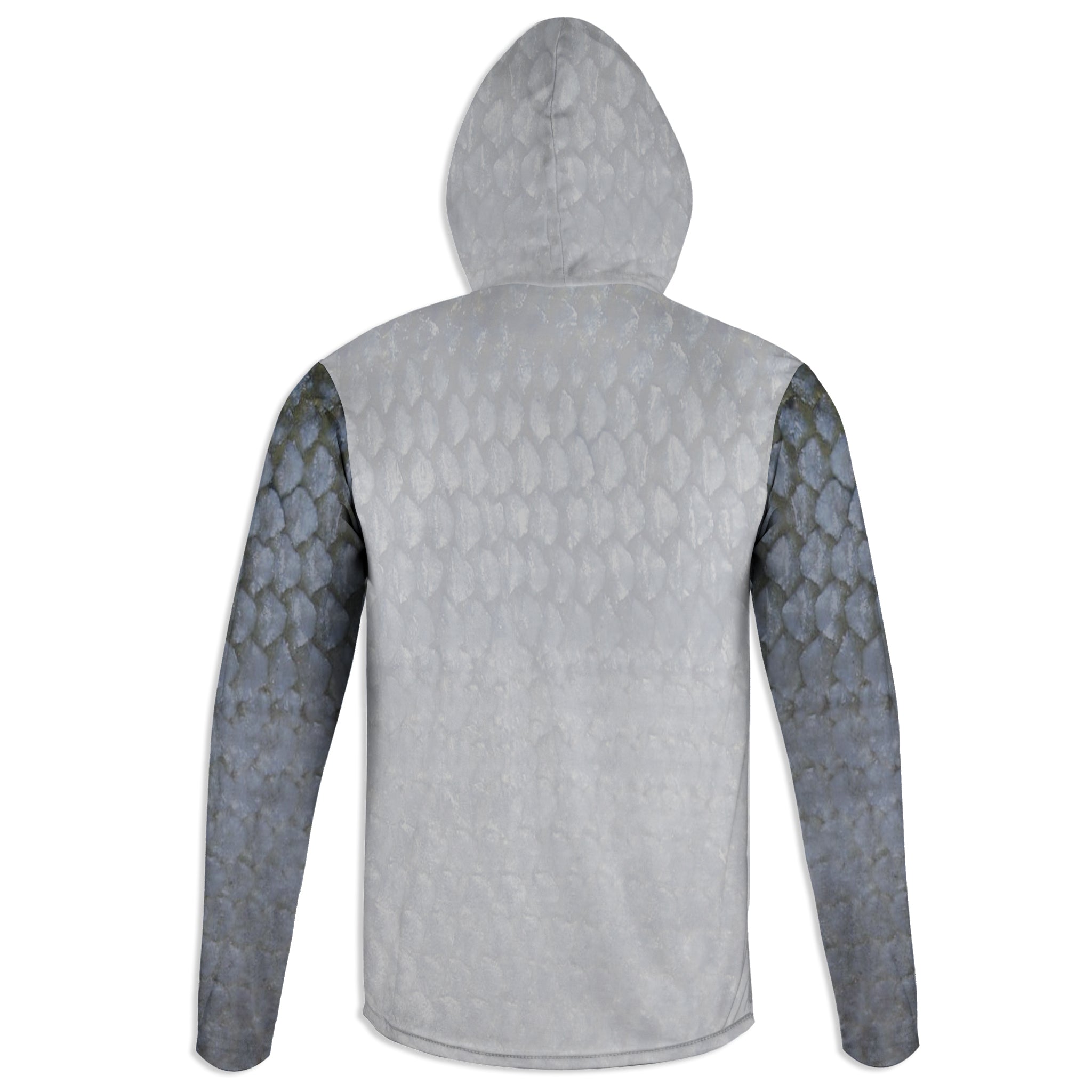 Platinum Scale - Unisex Long Sleeve Sun Proof Performance Fishing Top with built in Hoodie and Gaiter (short sleeve option also available)