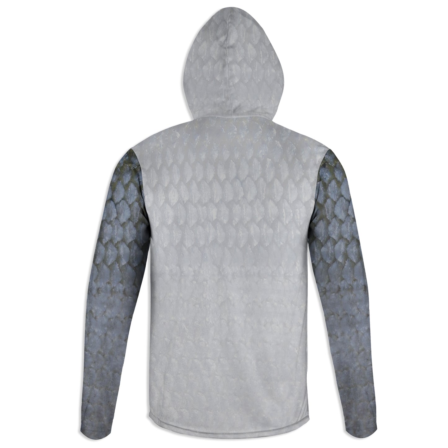 Platinum Scale - Unisex Long Sleeve Sun Proof Performance Fishing Top with built in Hoodie and Gaiter (short sleeve option also available)