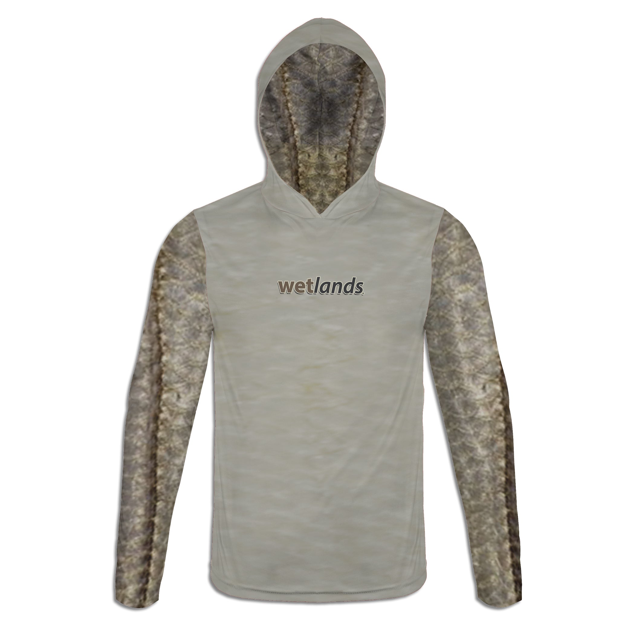 Swordspine Snooks - Unisex Long Sleeve Sun Proof Performance Fishing Top with built in Hoodie and Gaiter (short sleeve option also available)