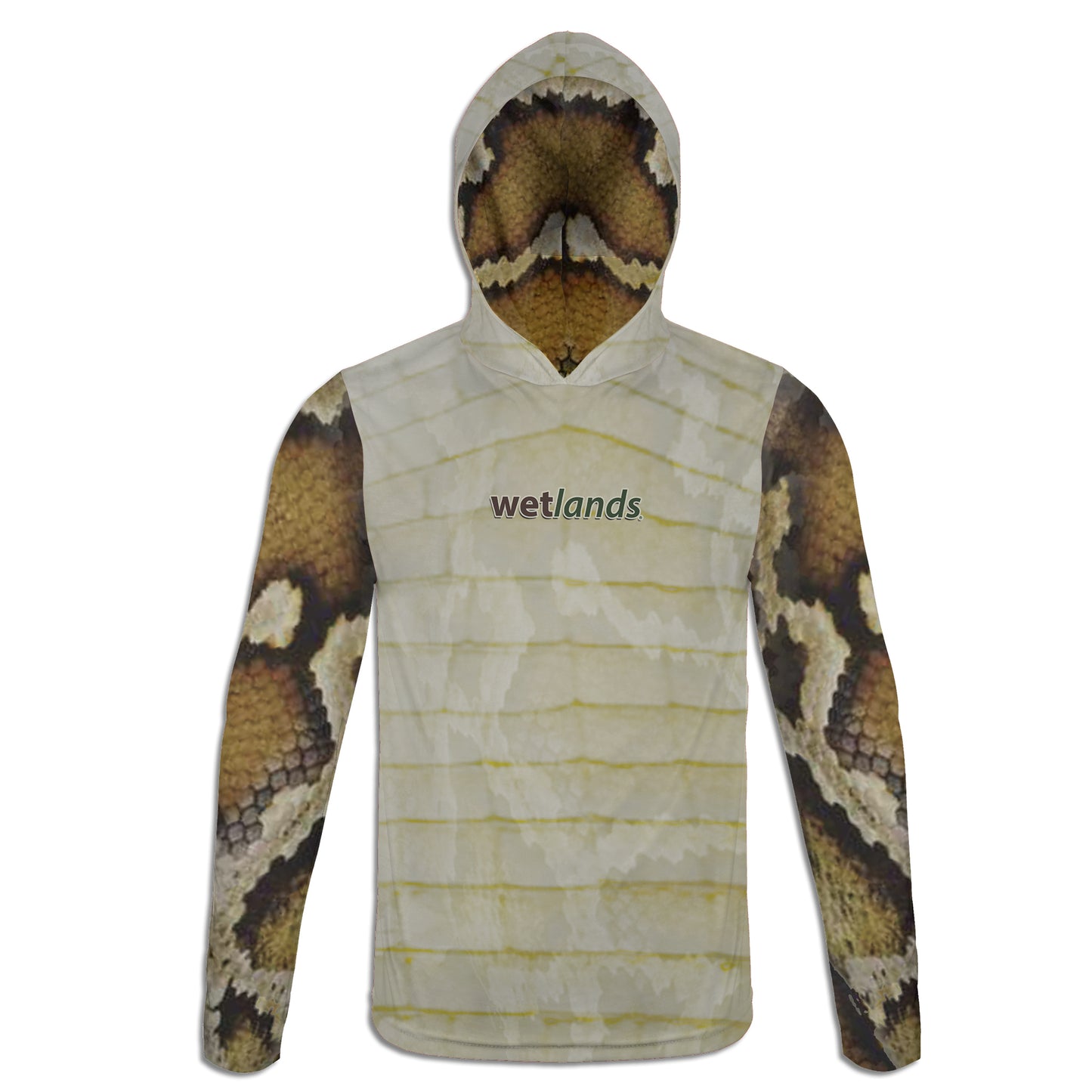 Gator Bait - Unisex Long Sleeve Sun Proof Performance Fishing Top with built in Hoodie and Gaiter (short sleeve option also available)