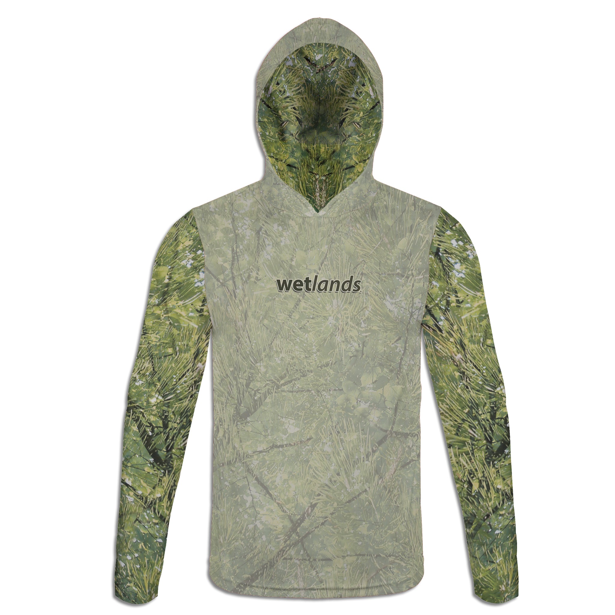 Gator Nest - Unisex Long Sleeve Sun Proof Performance Fishing Top with built in Hoodie and Gaiter (short sleeve option also available)