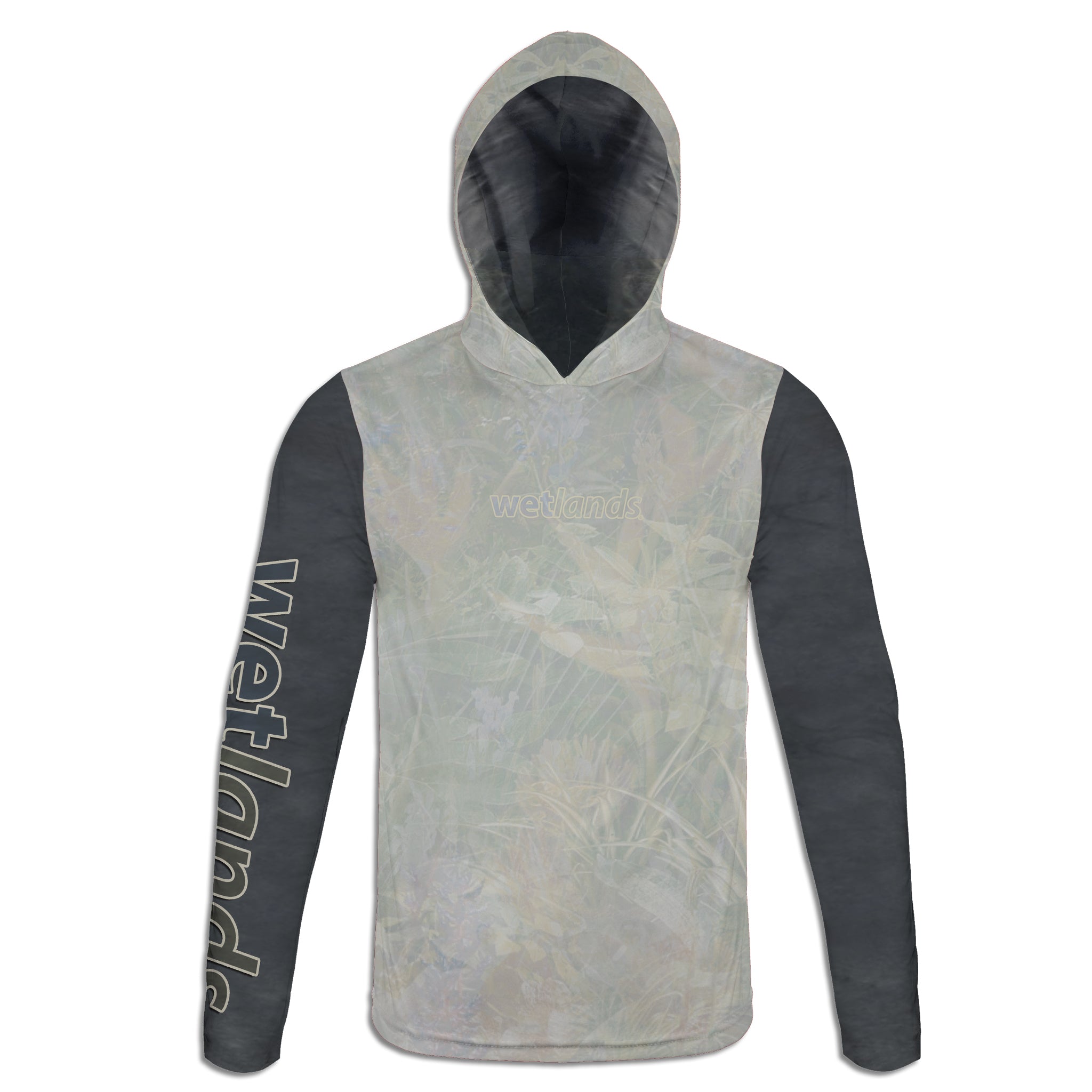 Blue Whale - Unisex Long Sleeve Sun Proof Performance Fishing Top with built in Hoodie and Gaiter (short sleeve option also available)