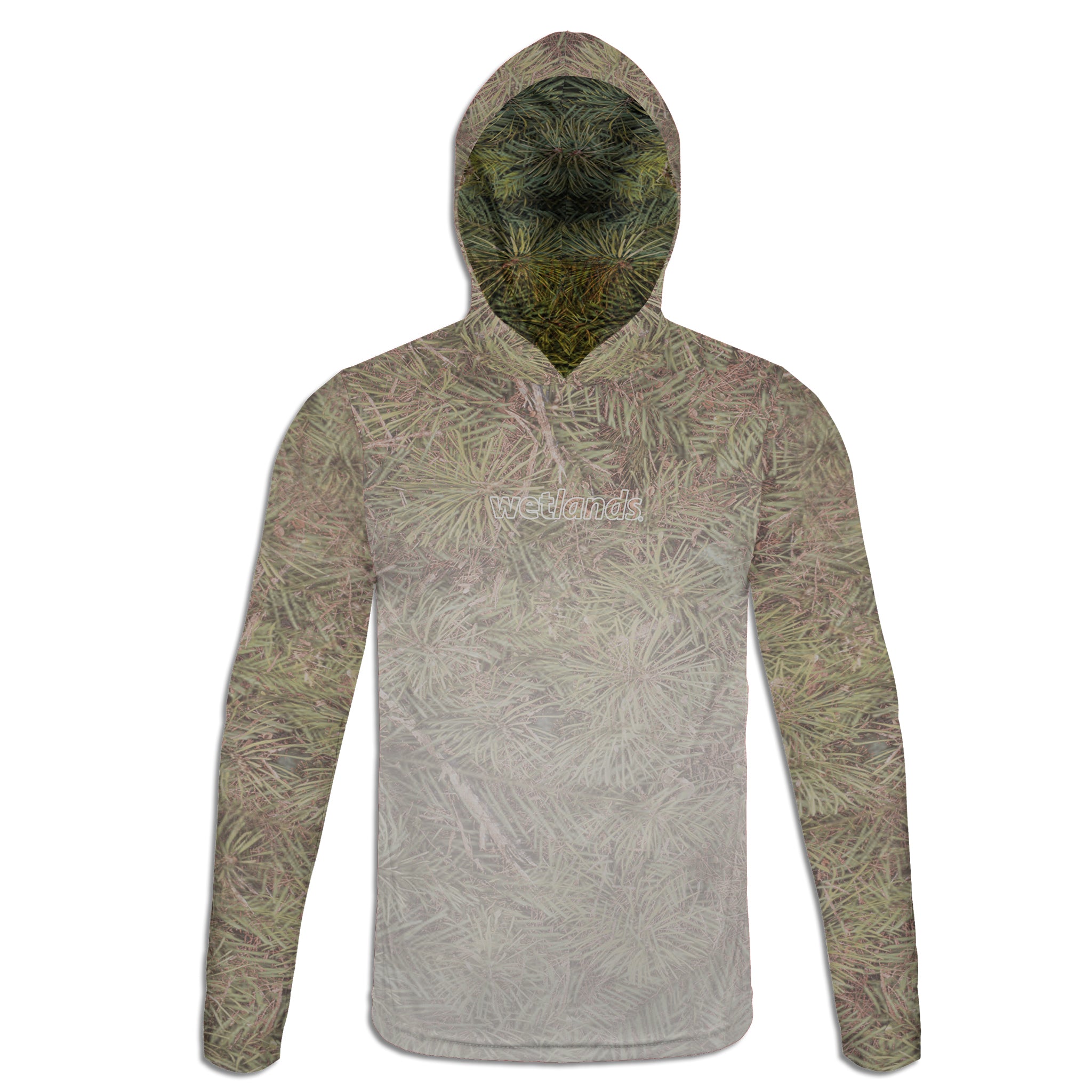Buck Rub - Unisex Long Sleeve Sun Proof Performance Fishing Top with built in Hoodie (short sleeve option also available)