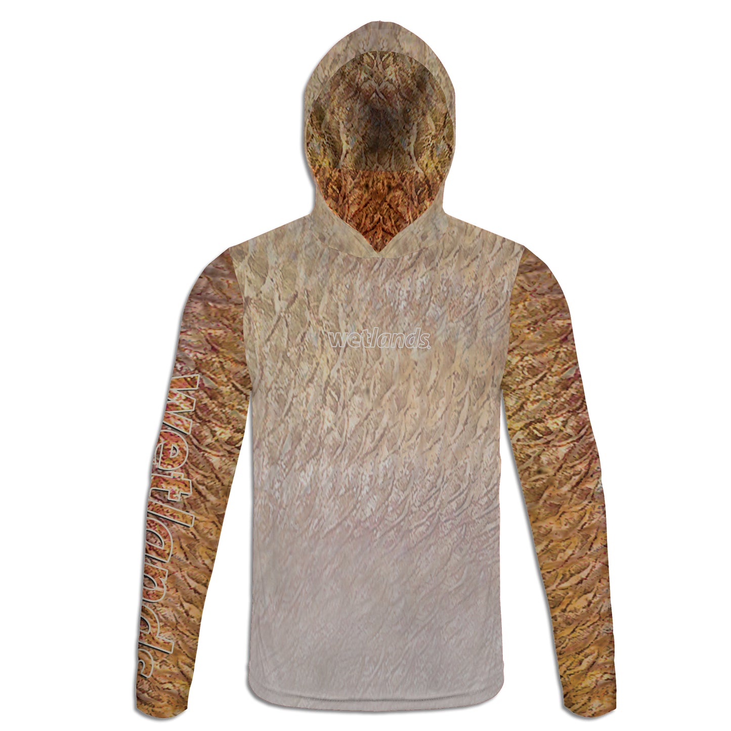 Bull Redfish - Unisex Long Sleeve Sun Proof Performance Fishing Top with built in Hoodie and Gaiter (short sleeve option also available)