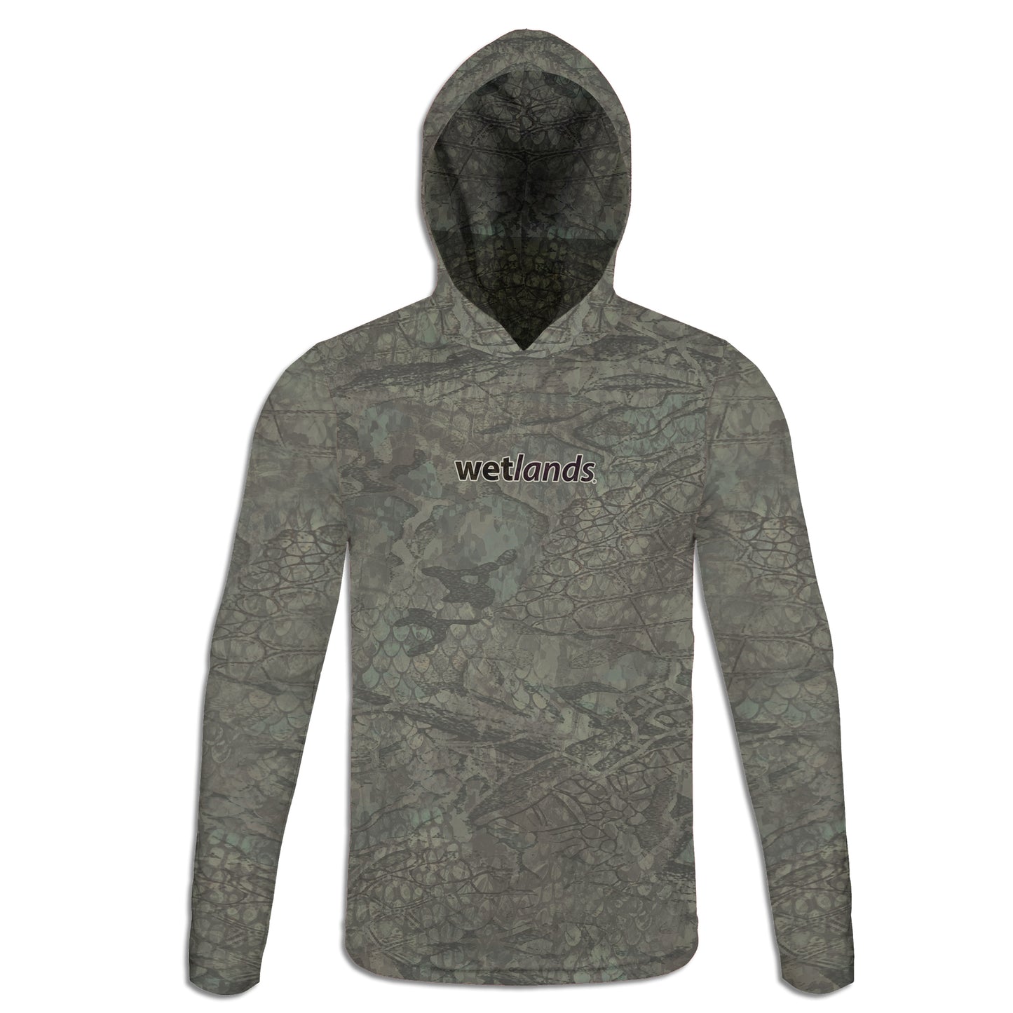 Gator and Snakehead - Unisex Long Sleeve Sun Proof Performance Fishing Top with built in Hoodie and Gaiter (short sleeve option also available)