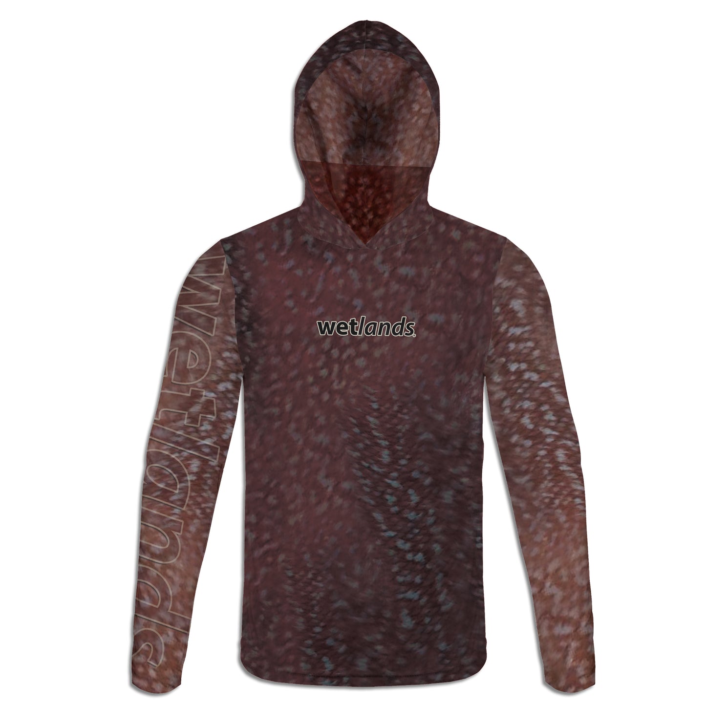 Kitty Mitchell - Unisex Long Sleeve Sun Proof Performance Fishing Top with built in Hoodie and Gaiter (short sleeve option also available)