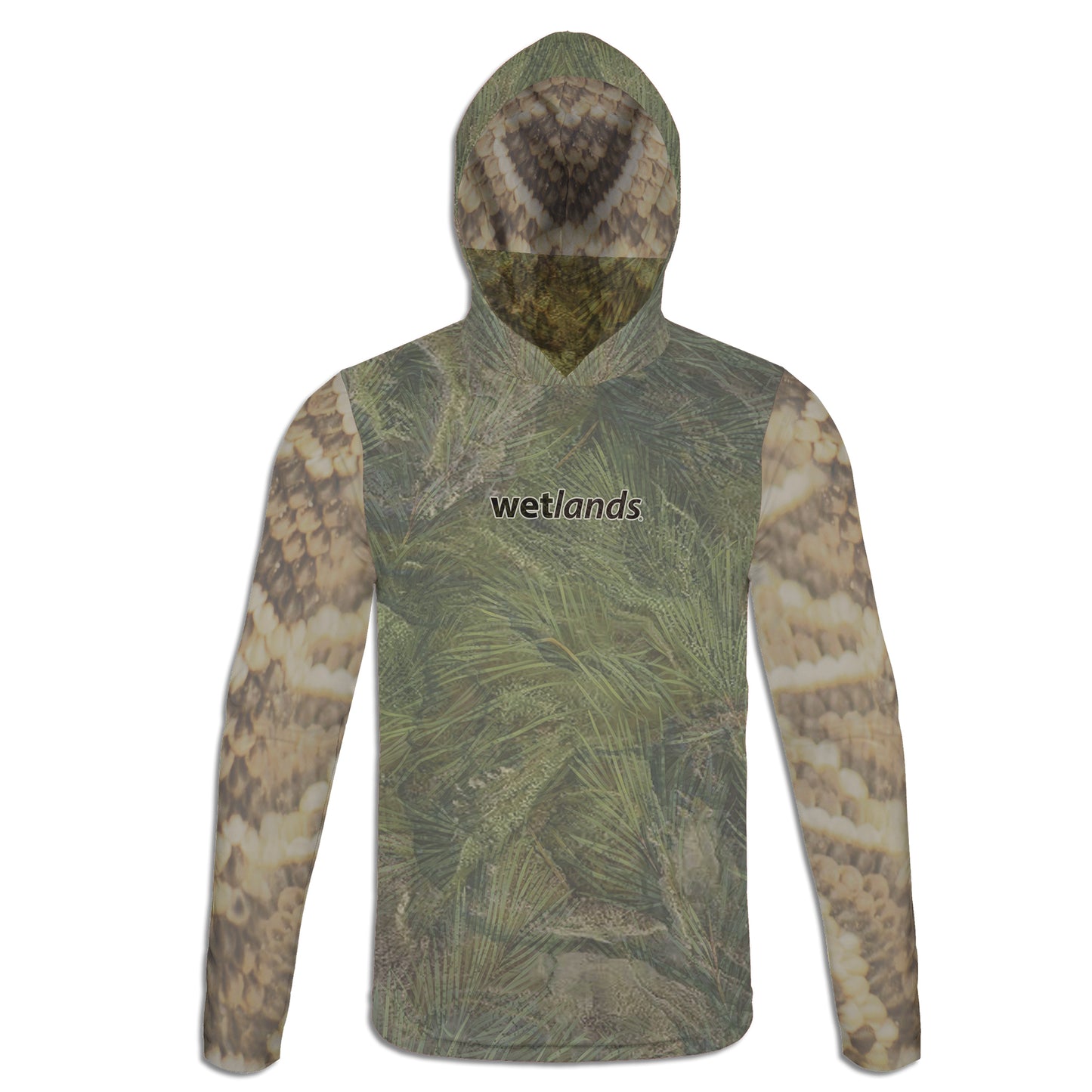 Panther and Diamondback - Unisex Long Sleeve Sun Proof Performance Fishing Top with built in Hoodie (short sleeve option also available)