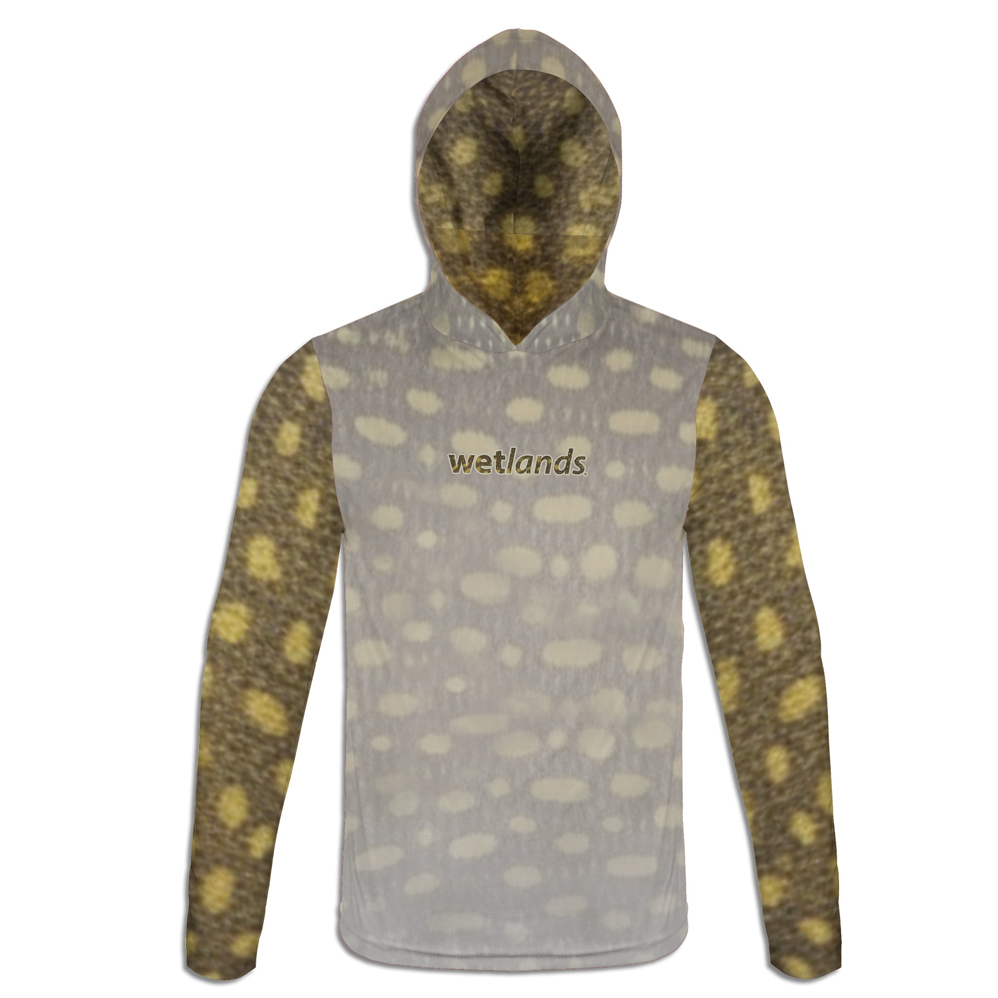 Pike and Perch - Unisex Long Sleeve Sun Proof Performance Fishing Top with built in Hoodie and Gaiter (short sleeve option also available)