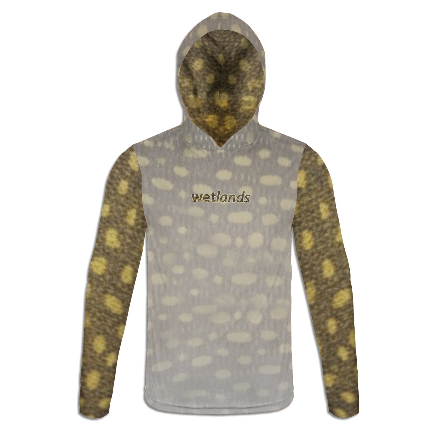 Pike and Perch - Unisex Long Sleeve Sun Proof Performance Fishing Top with built in Hoodie and Gaiter (short sleeve option also available)