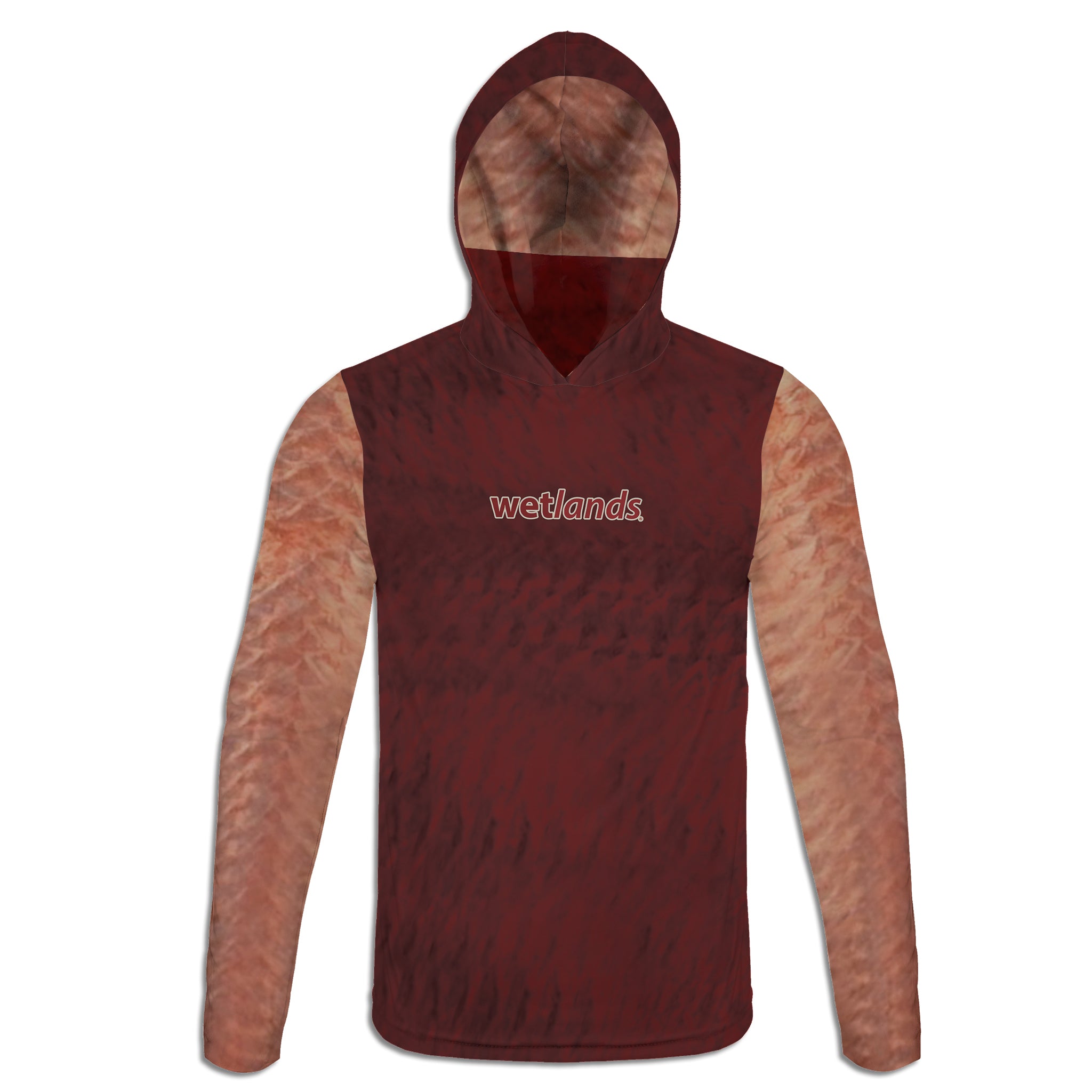 Queen Snapper - Unisex Long Sleeve Sun Proof Performance Fishing Top with built in Hoodie and Gaiter (short sleeve option also available)