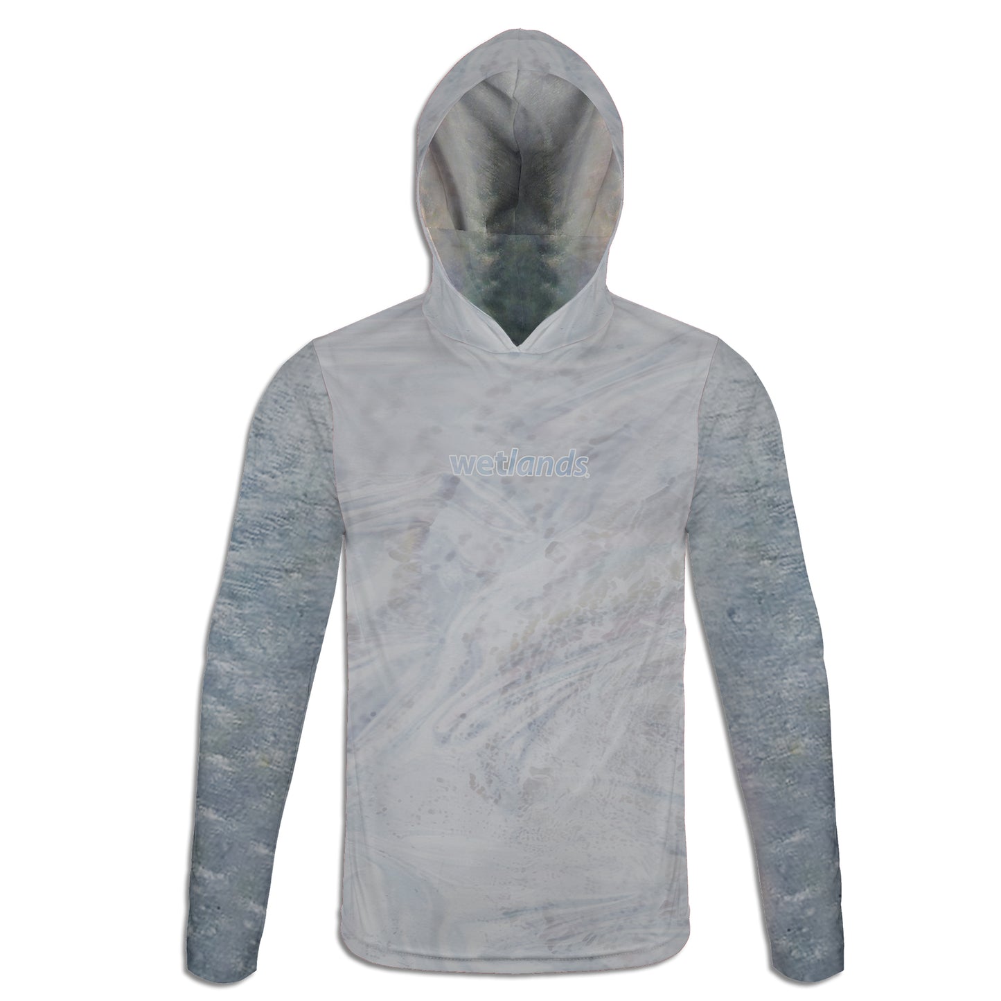 Lookdown Fish - Unisex Long Sleeve Sun Proof Performance Fishing Top with built in Hoodie and Gaiter (short sleeve option also available)