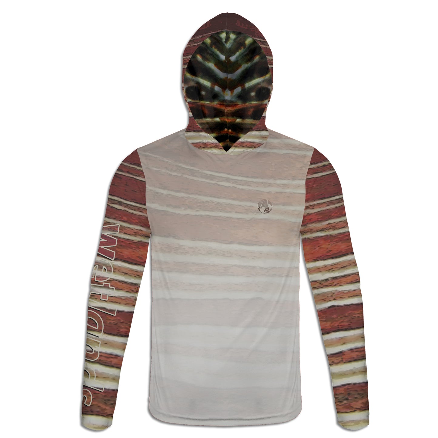 Lionfish and Damsels - Unisex Long Sleeve Sun Proof Performance Fishing Top with built in Hoodie and Gaiter (short sleeve option also available)
