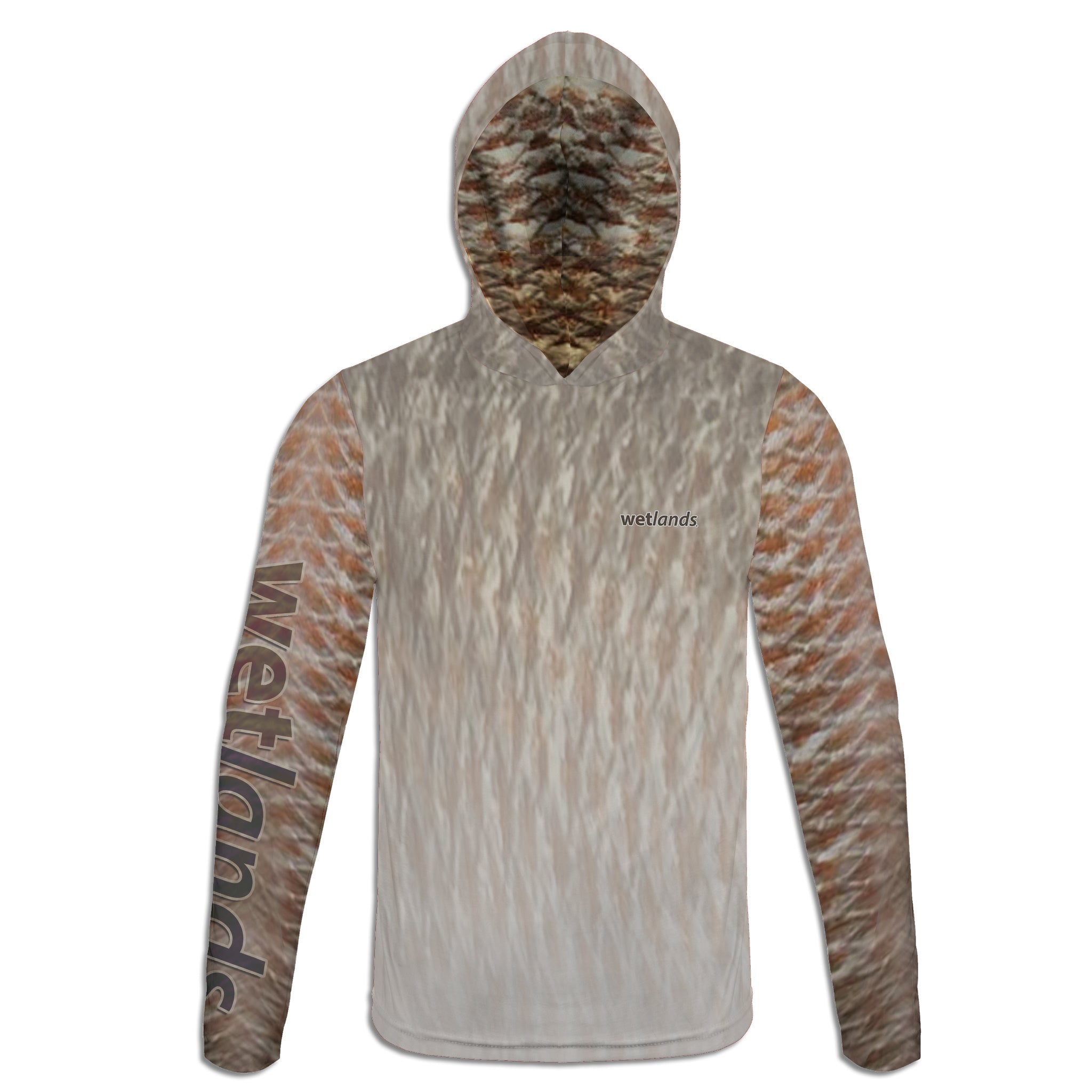 Mangrove Snapper - Unisex Long Sleeve Sun Proof Performance Fishing Top with built in Hoodie and Gaiter (short sleeve option also available)