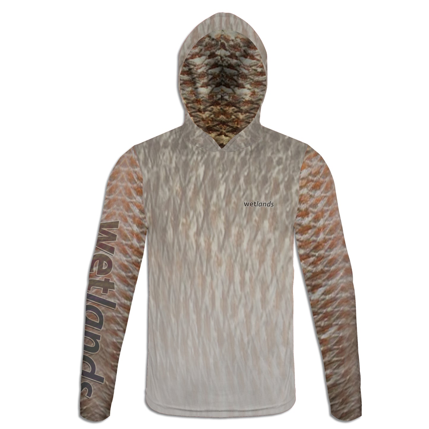 Mangrove Snapper - Unisex Long Sleeve Sun Proof Performance Fishing Top with built in Hoodie and Gaiter (short sleeve option also available)