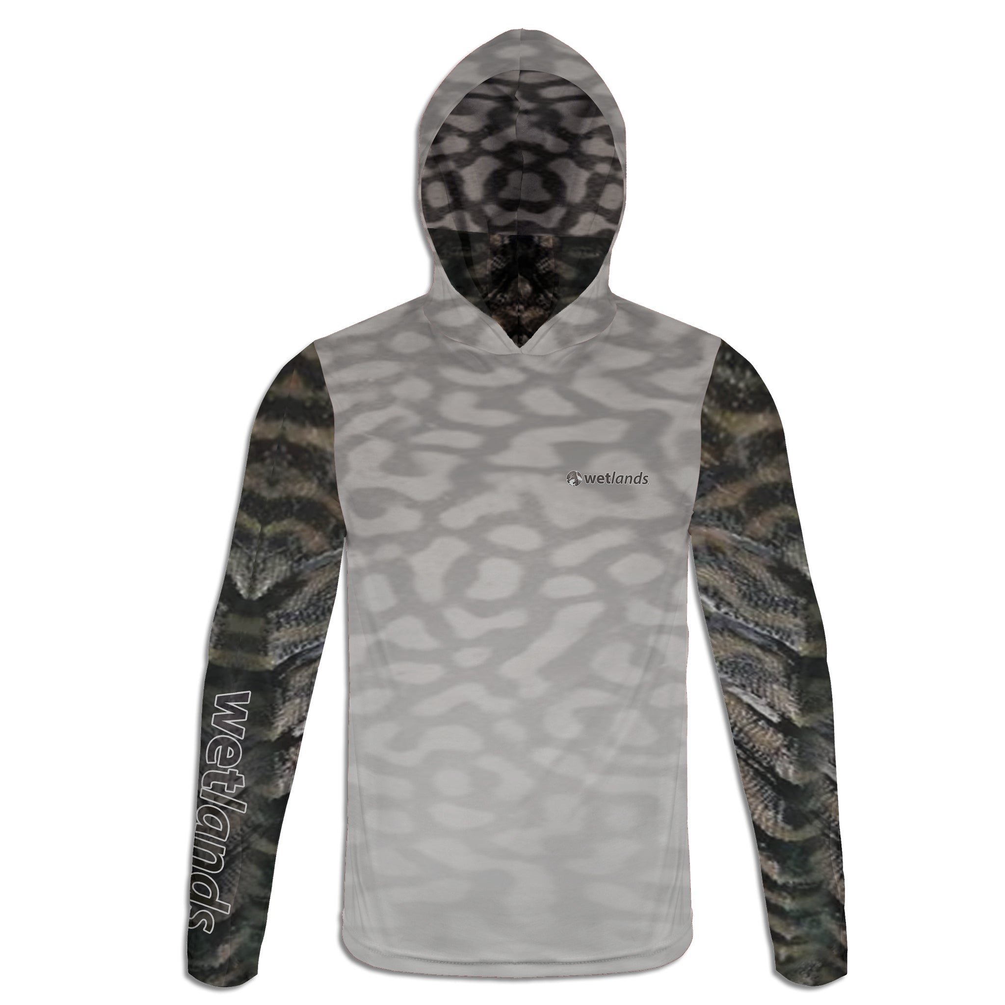 Armored Catfish - Unisex Long Sleeve Sun Proof Performance Fishing Top with built in Hoodie and Gaiter (short sleeve option also available)