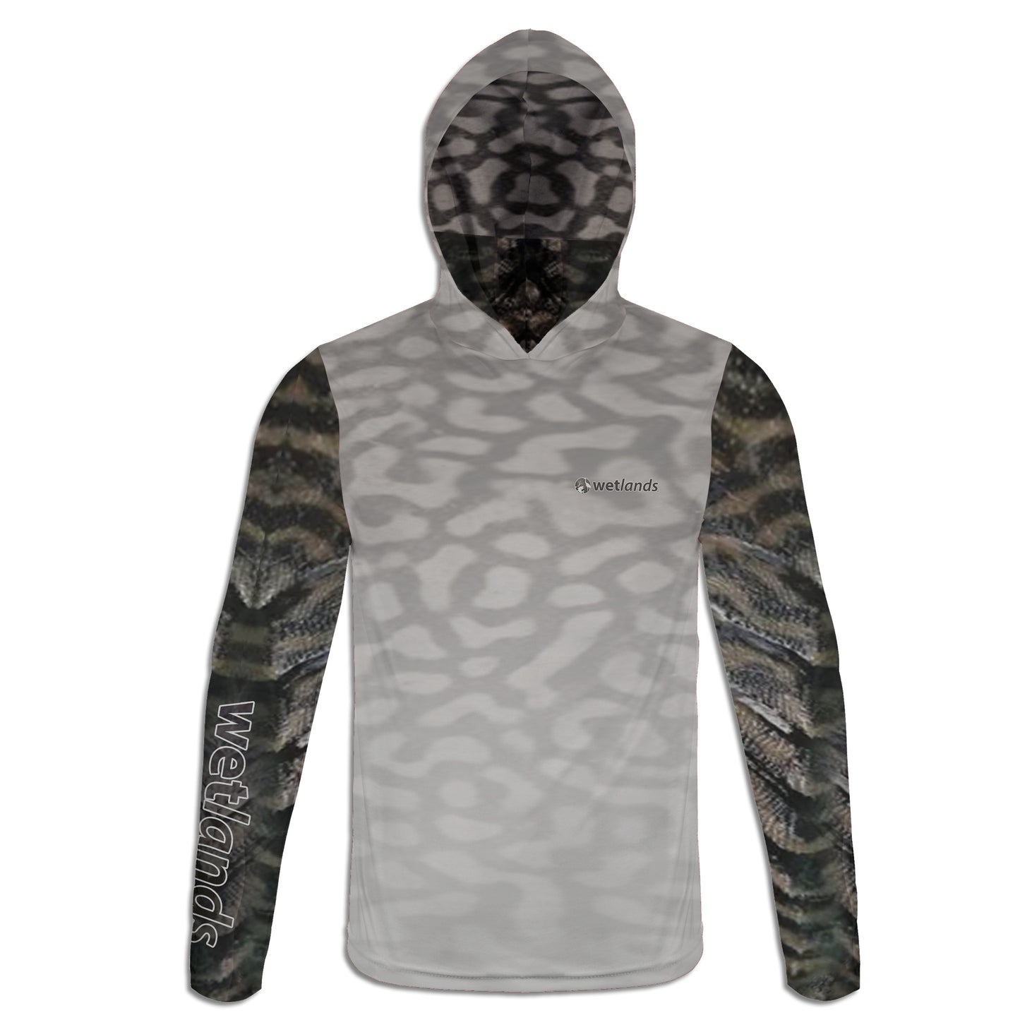 Armored Catfish - Unisex Long Sleeve Sun Proof Performance Fishing Top with built in Hoodie and Gaiter (short sleeve option also available)