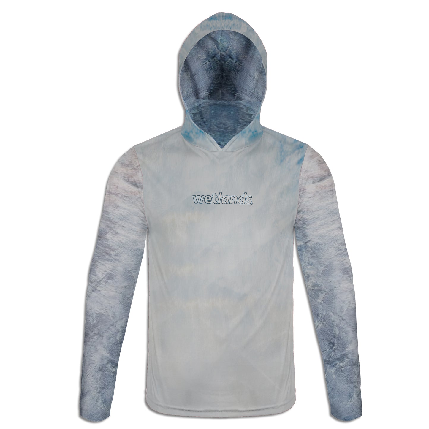 African Pompano - Unisex Long Sleeve Sun Proof Performance Fishing Top with built in Hoodie and Gaiter (short sleeve option also available)
