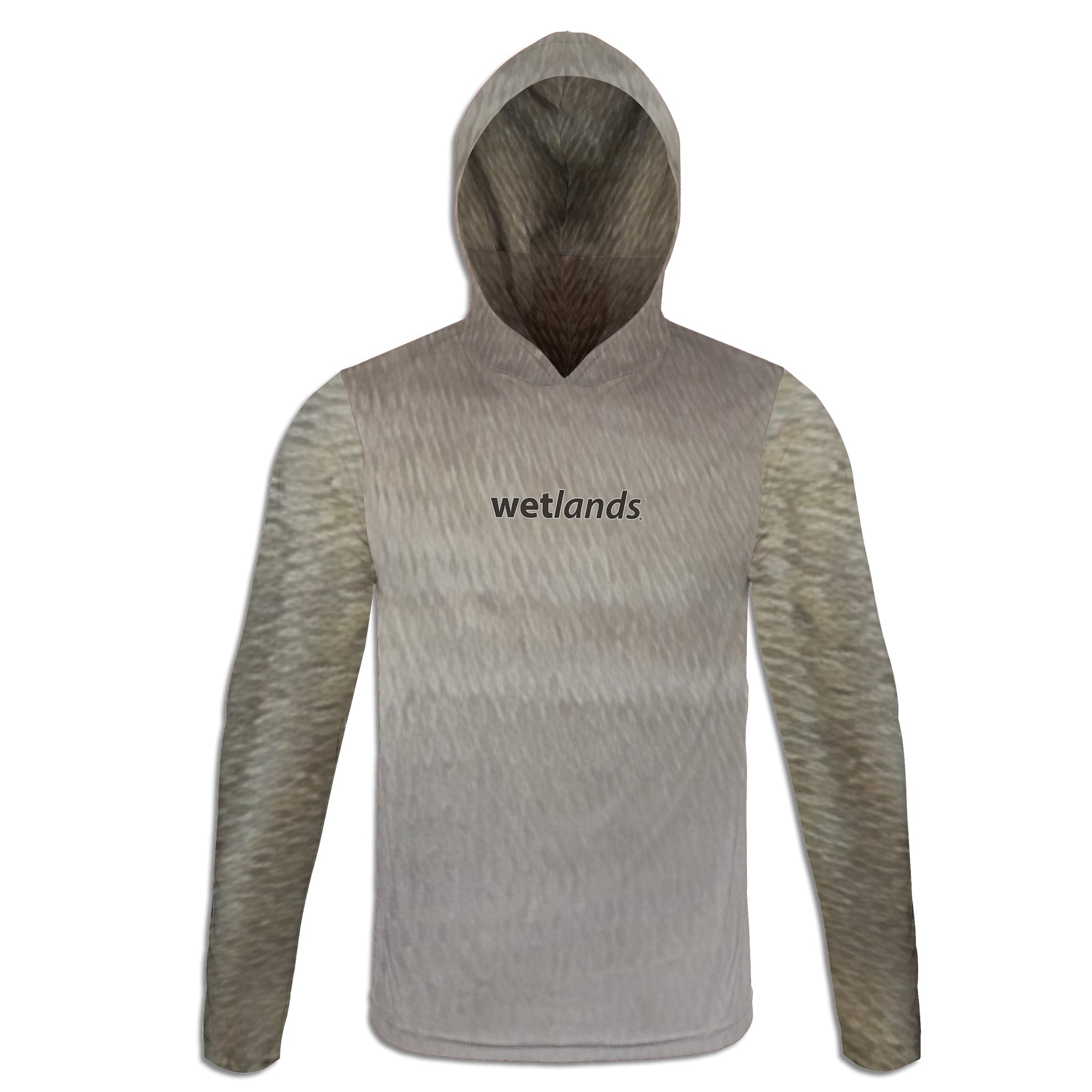 Clown Featherback - Unisex Long Sleeve Sun Proof Performance Fishing Top with built in Hoodie and Gaiter (short sleeve option also available)