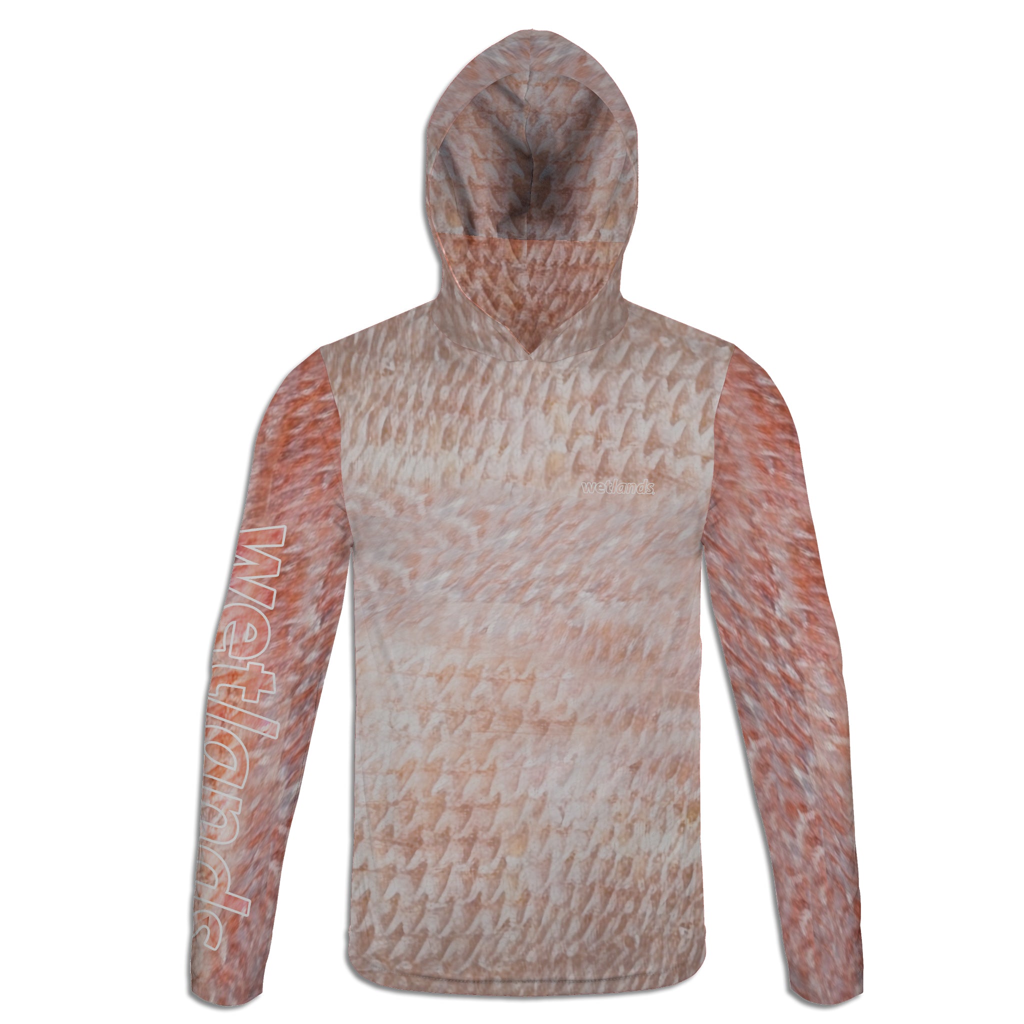 Red Snapper and Snake Eel - Unisex Long Sleeve Sun Proof Performance Fishing Top with built in Hoodie and Gaiter (short sleeve option also available)